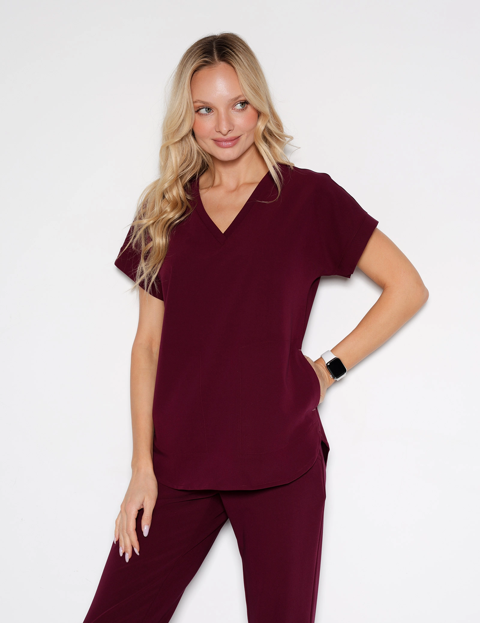 Kendall Medical Hoodie - BURGUNDY