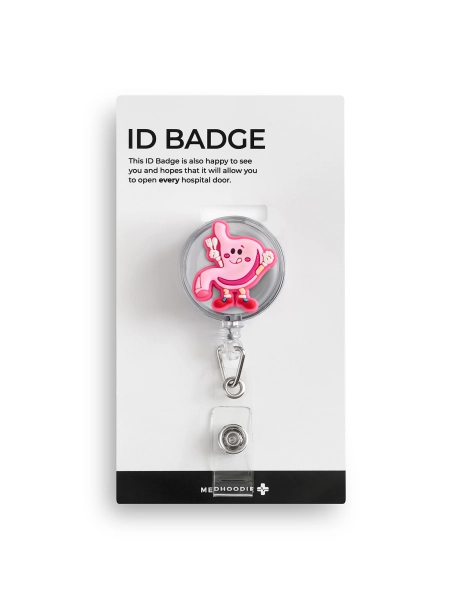ID Badge Holder - HAPPY STOMACH