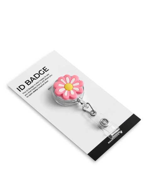 ID Badge Holder - PINK BLOOM