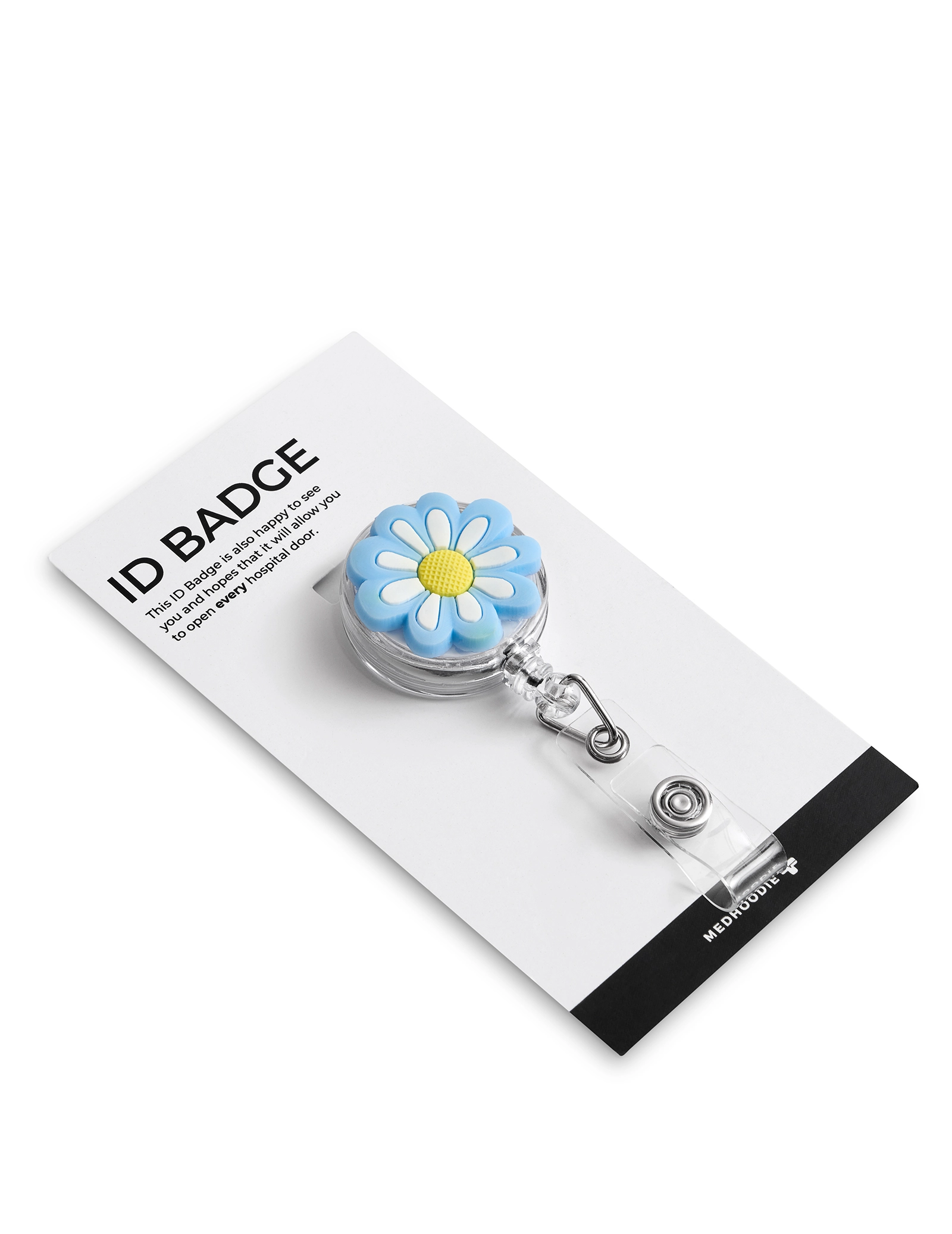ID Badge Holder - BLUE BLOOM
