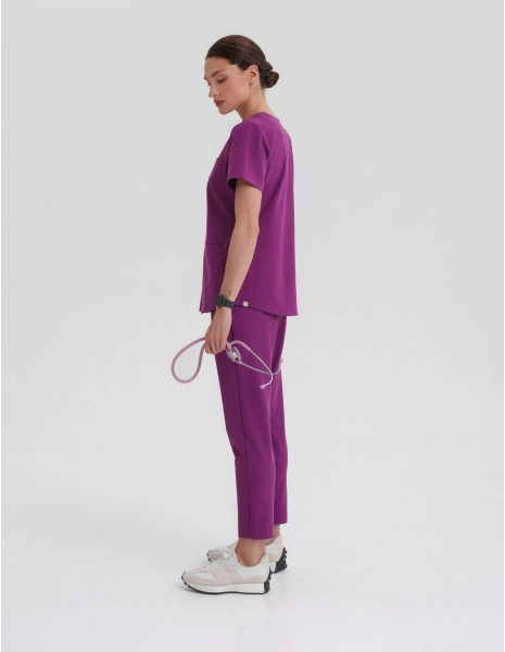 Women's Basic Pants - GRAPE...