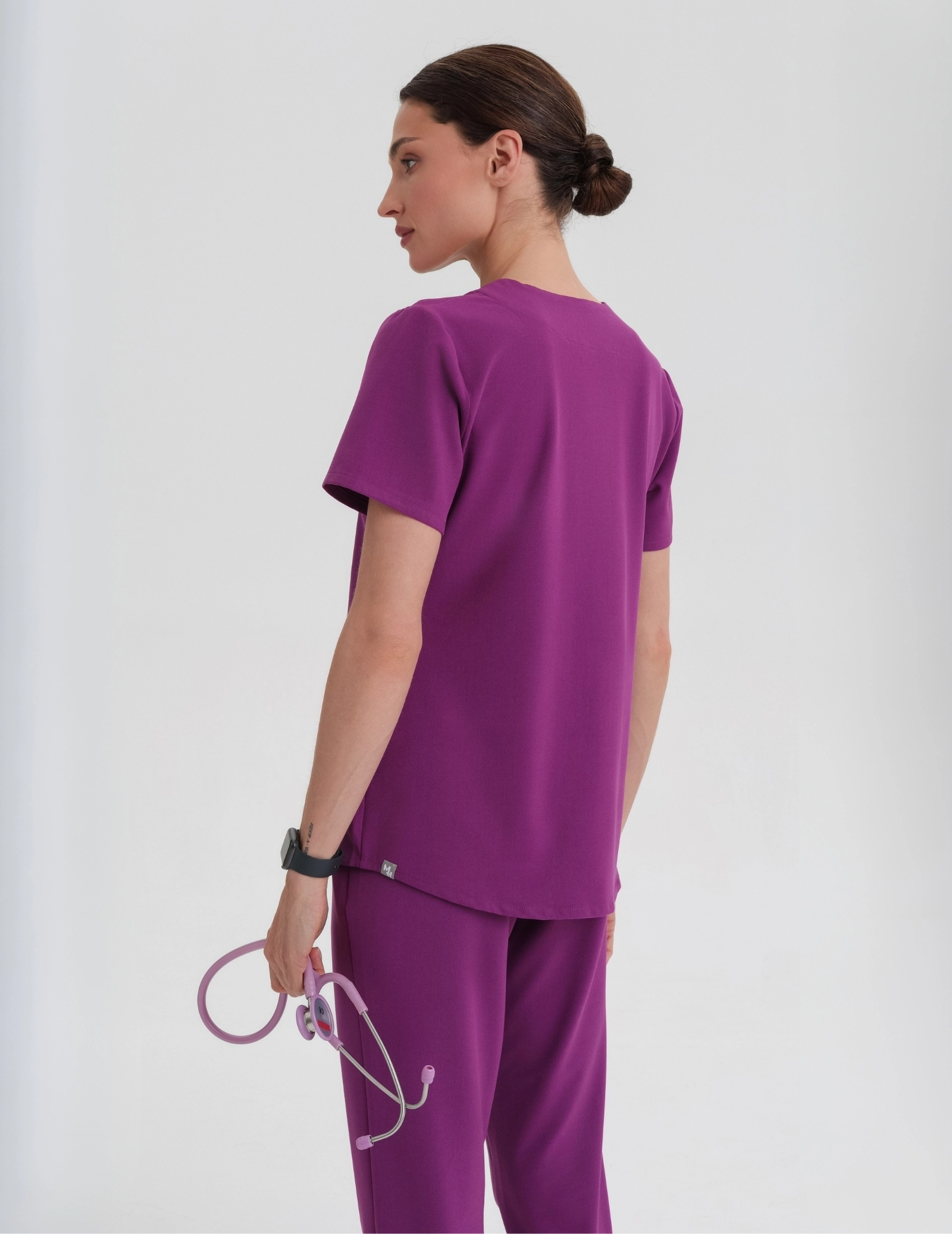 Medical Scrub Top Grace - GRAPE PURPLE