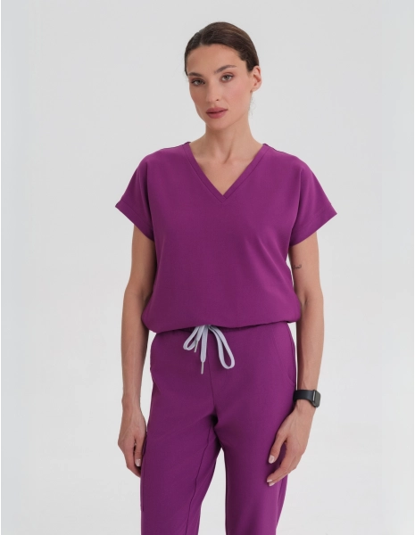 Scrub Top Kendall - GRAPE PURPLE