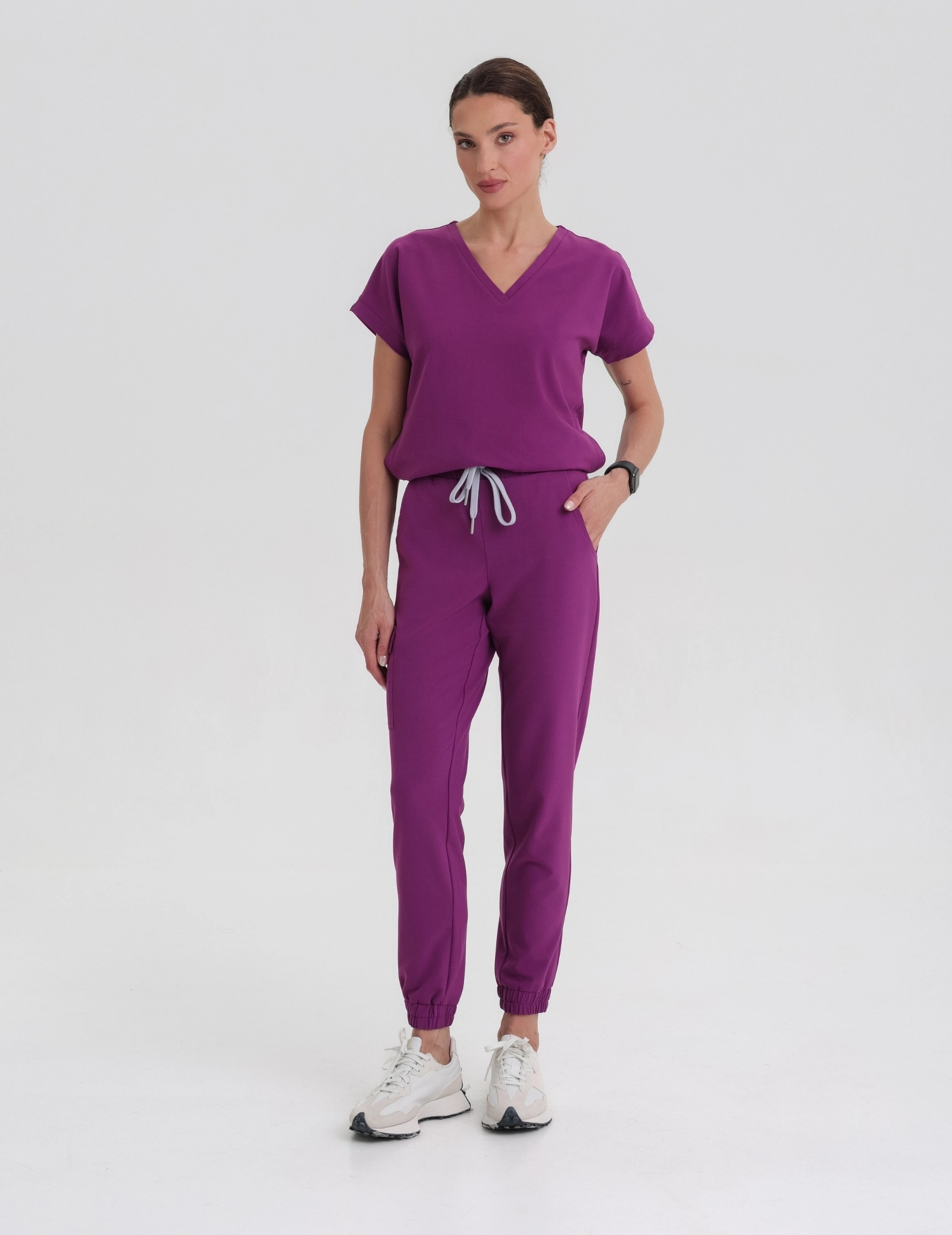 Scrub Top Kendall - GRAPE PURPLE