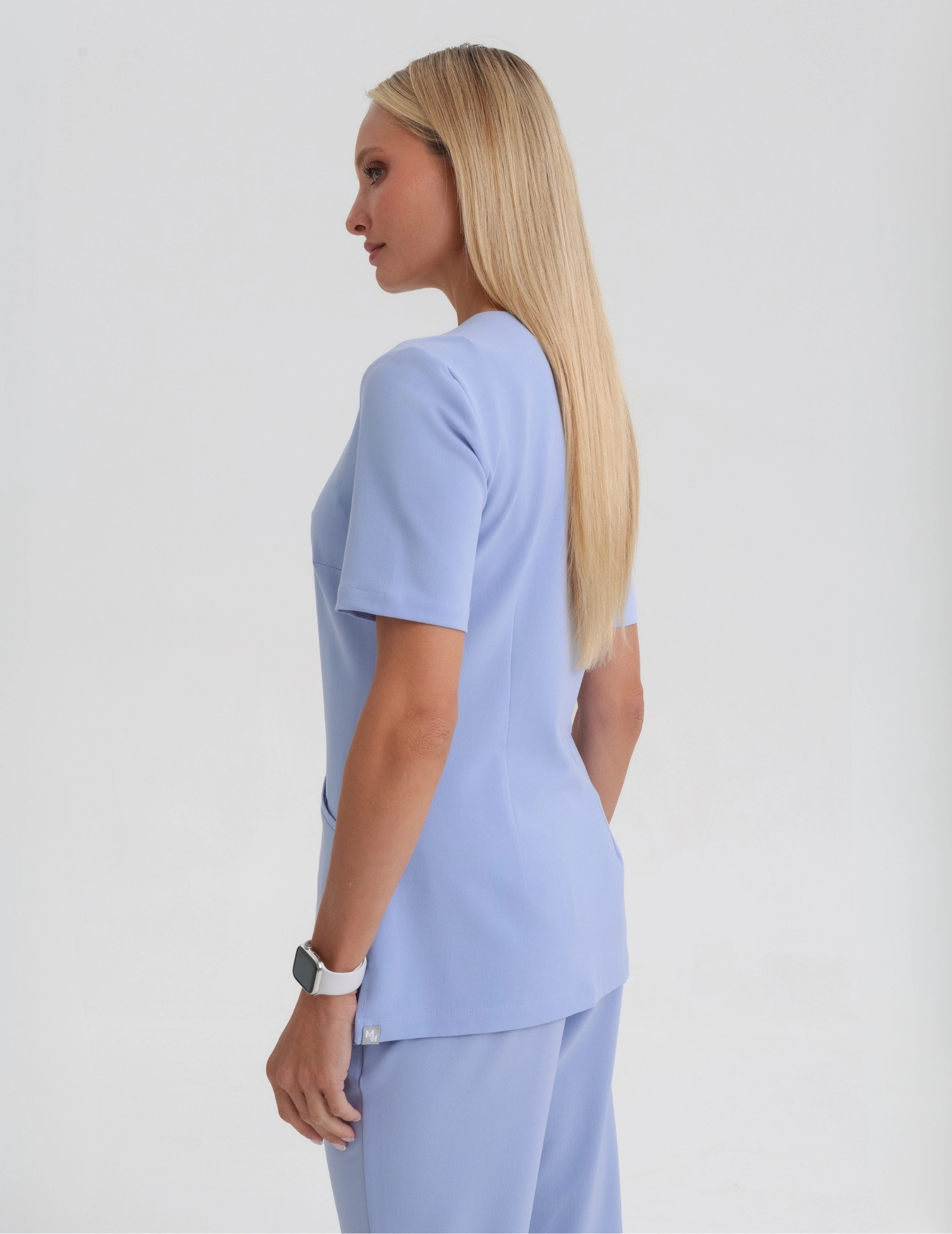 Medical Scrub Top Casy - CEIL BLUE