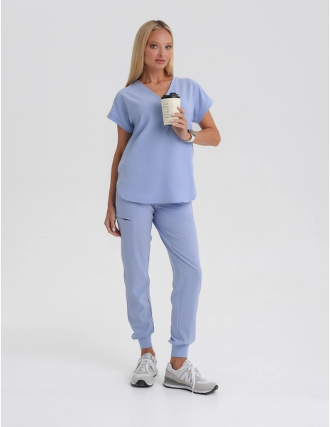 Scrub Top Kendall - CEIL BLUE