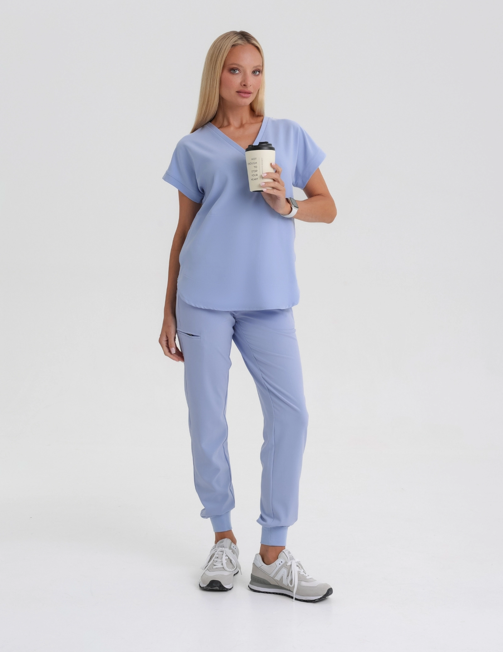 Scrub Top Kendall - CEIL BLUE