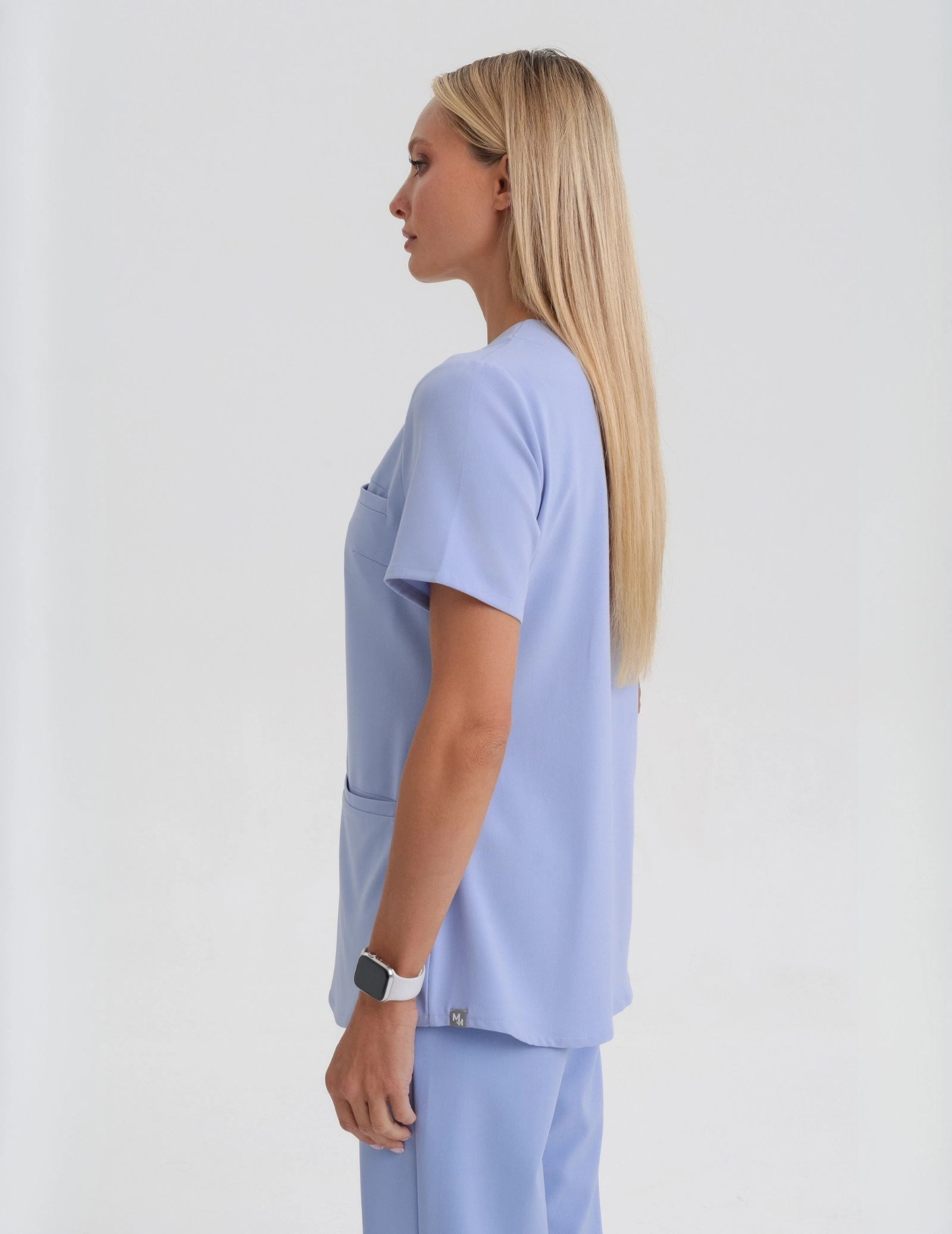 Medical Scrub Top Grace - CEIL BLUE