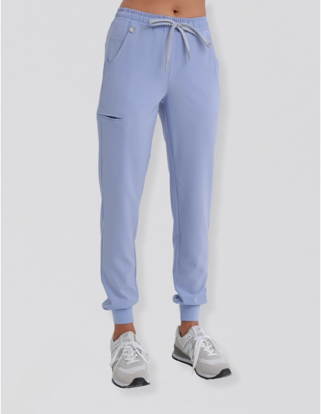 Women's Jogger Pants - CEIL BLUE