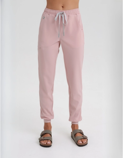 Women's Jogger Scrub Pants - Rose