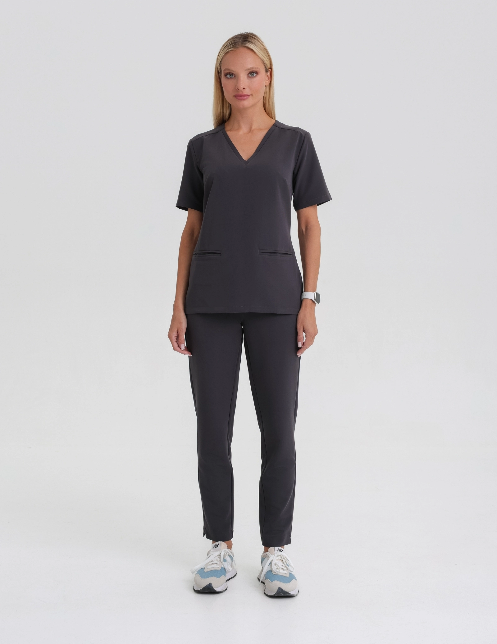 Medical Scrub Top Casy - SHADOW