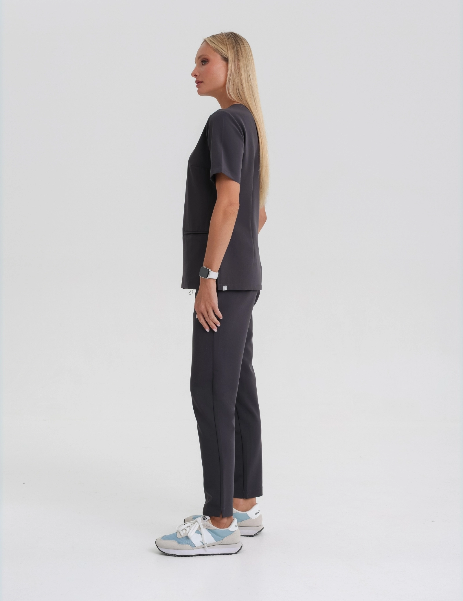 Medical Scrub Top Casy - SHADOW