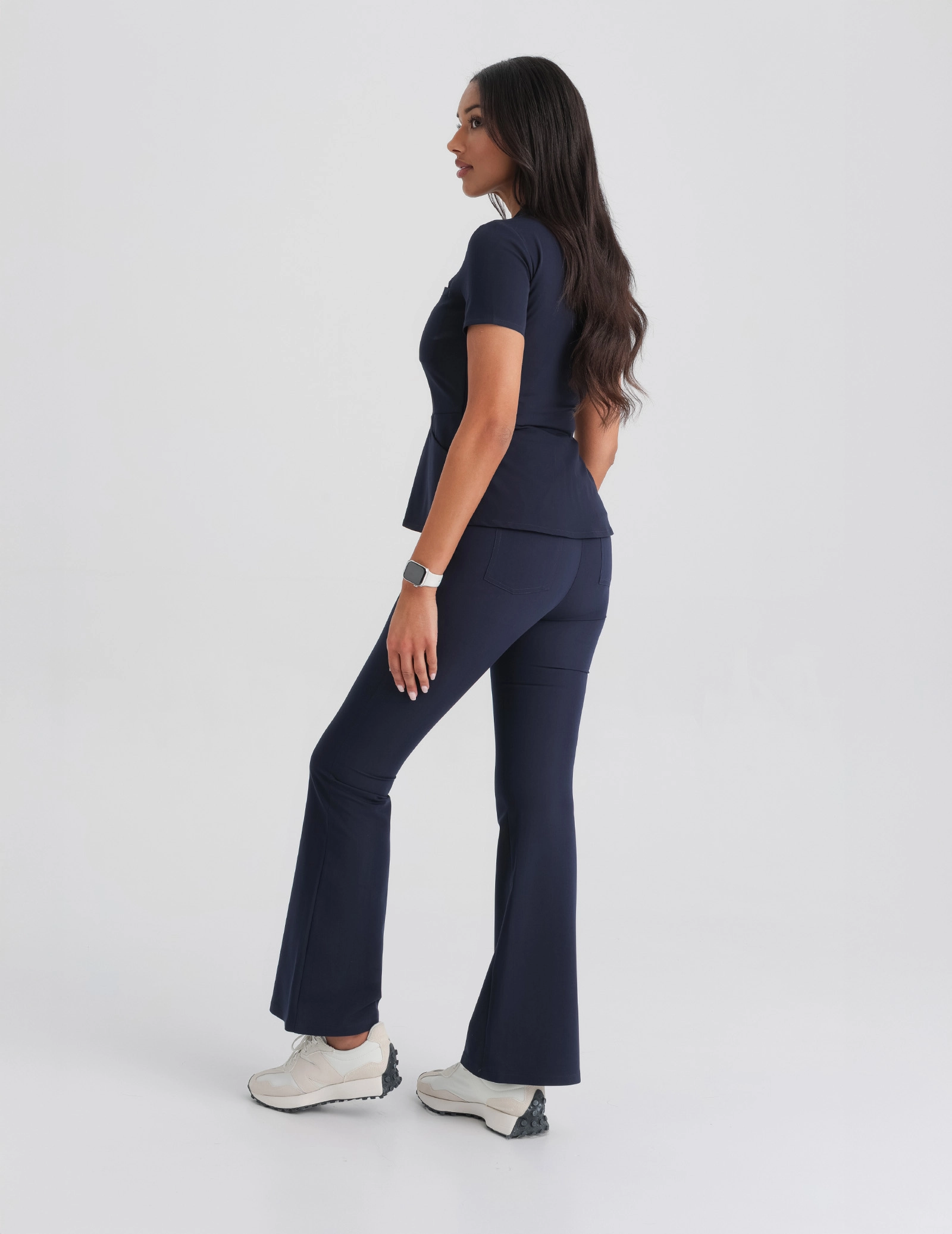 Medical Scrub Top Kori - DARK NAVY