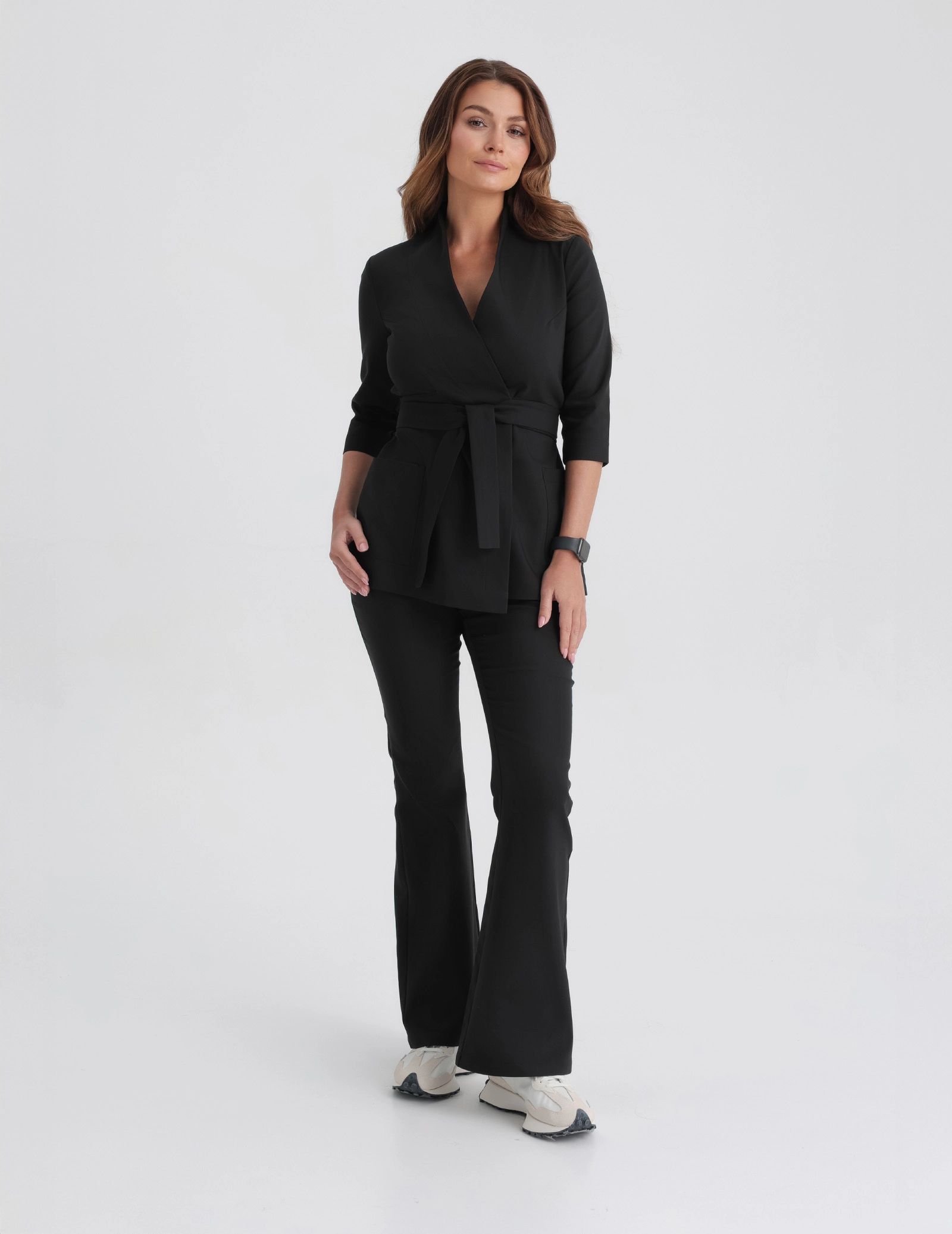 Medical Tunic Zoya - TRUE BLACK