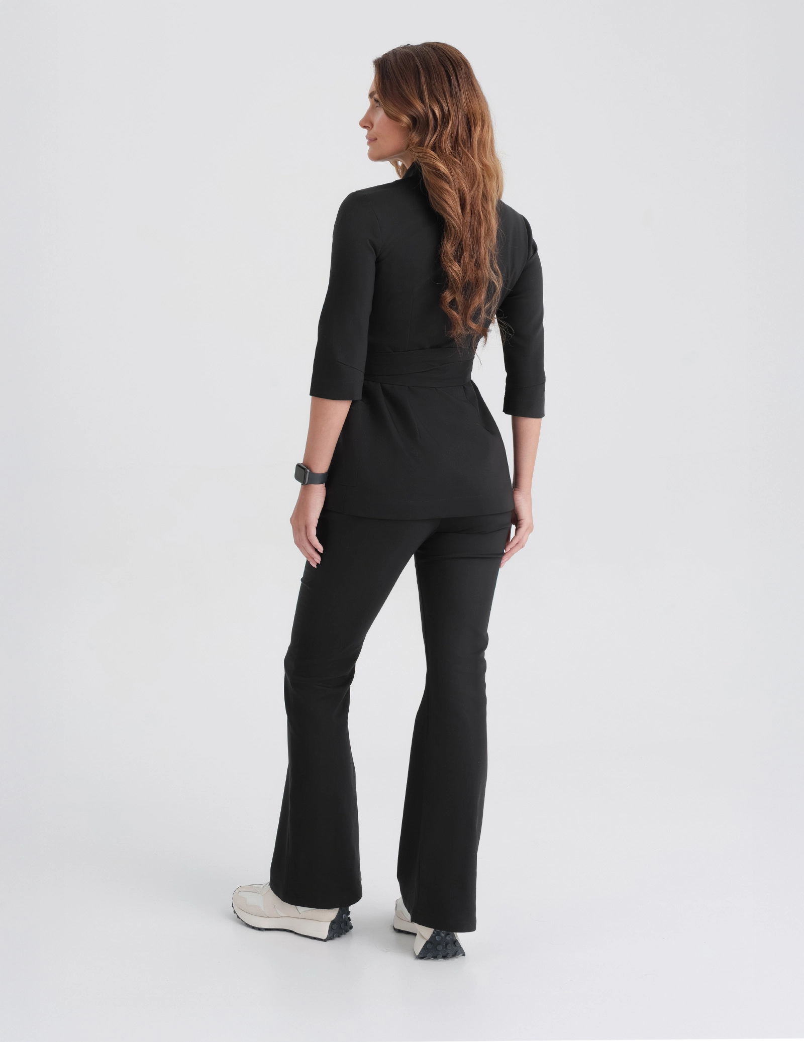 Medical Tunic Zoya - TRUE BLACK