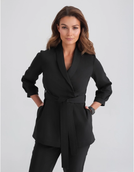 Medical Tunic Lily - TRUE BLACK