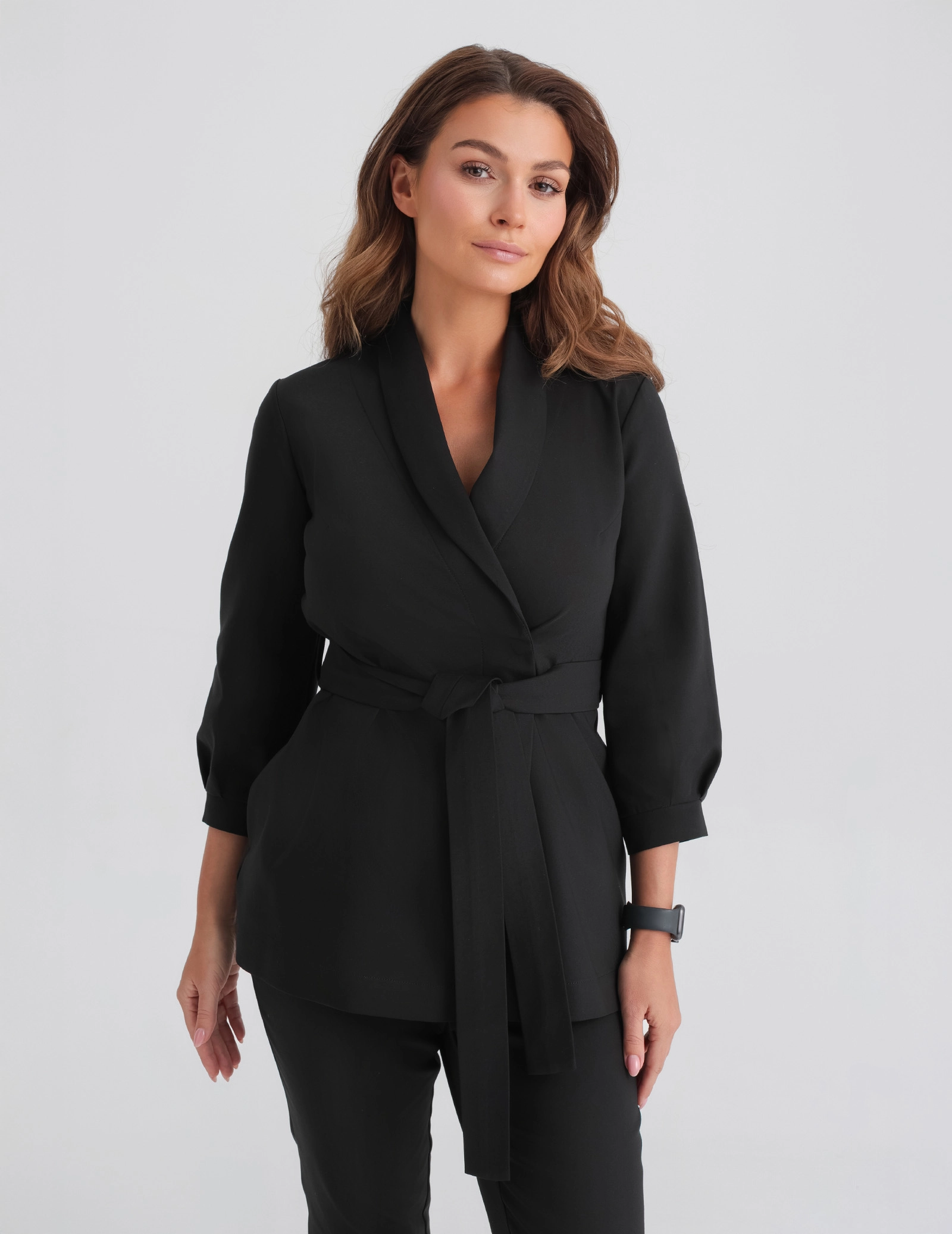 Medical Tunic Lily - TRUE BLACK