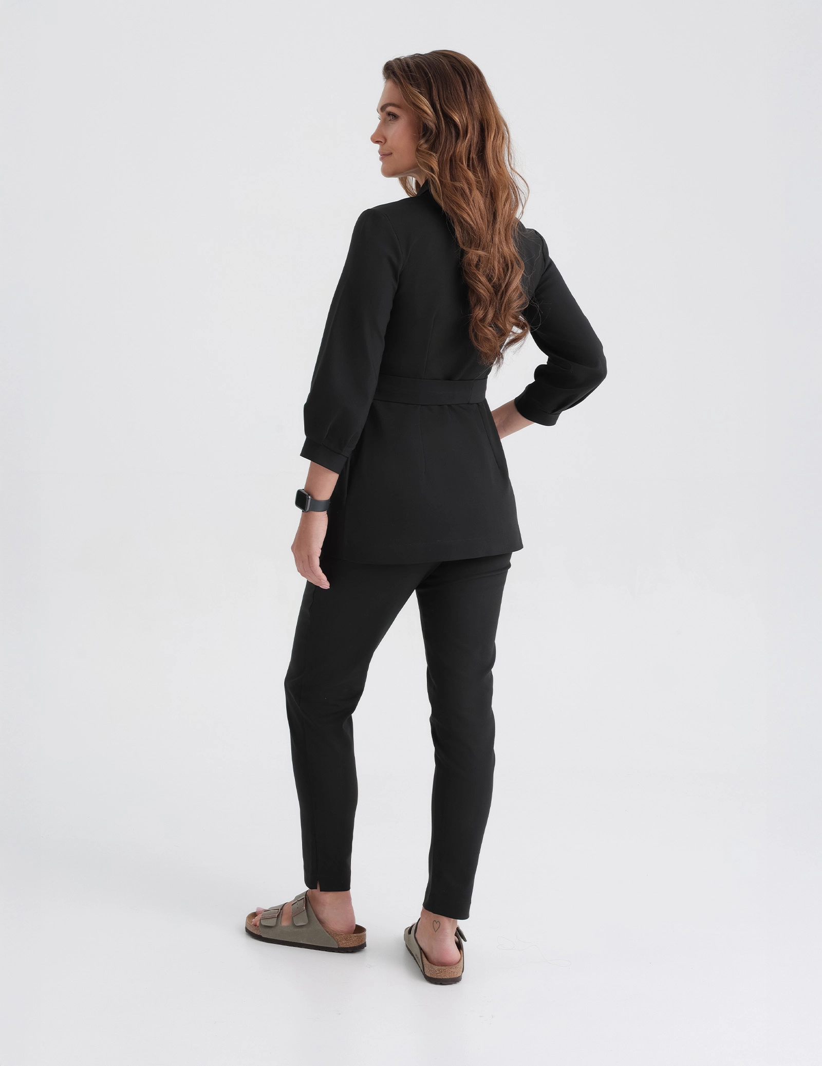 Medical Tunic Lily - TRUE BLACK