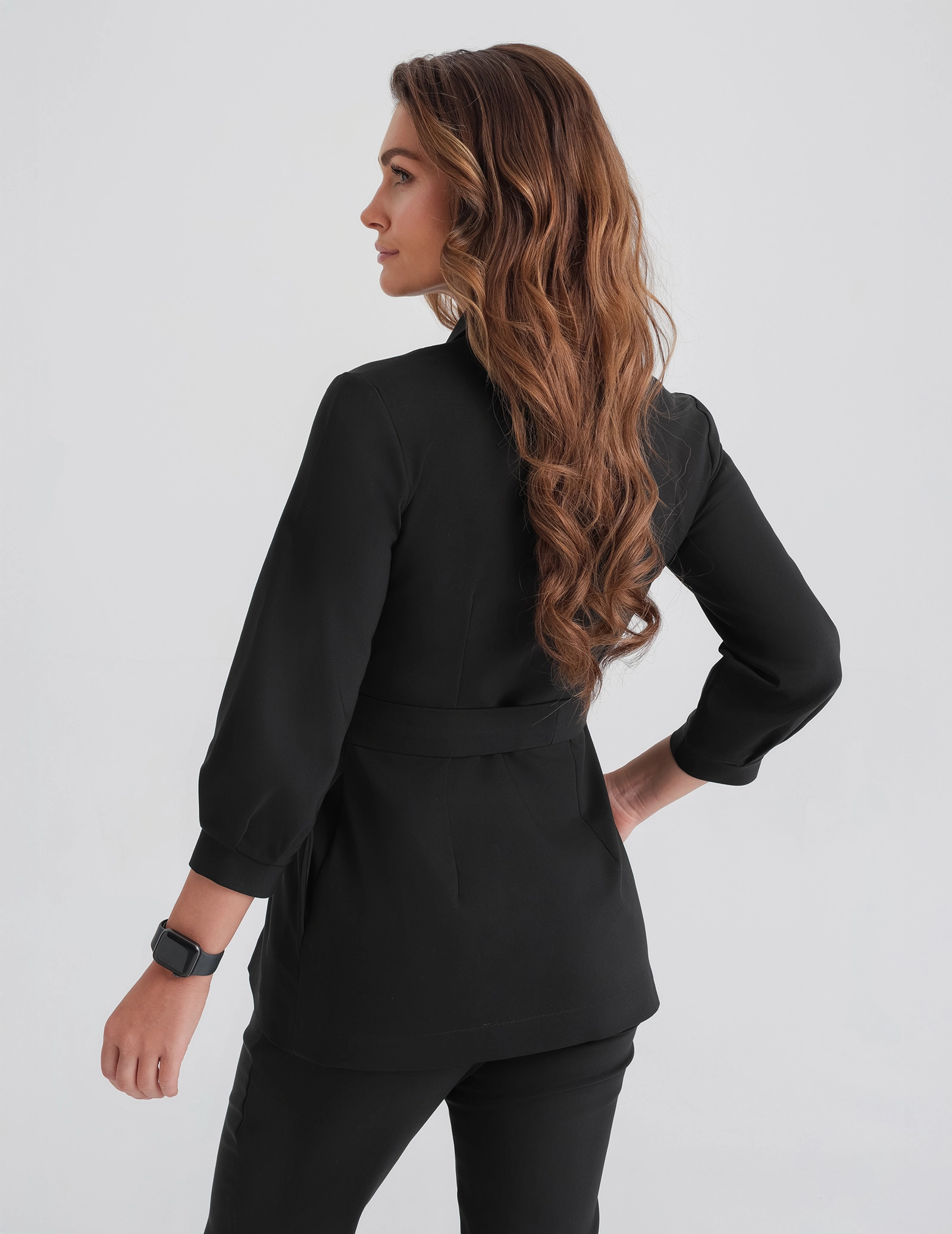 Medical Tunic Lily - TRUE BLACK