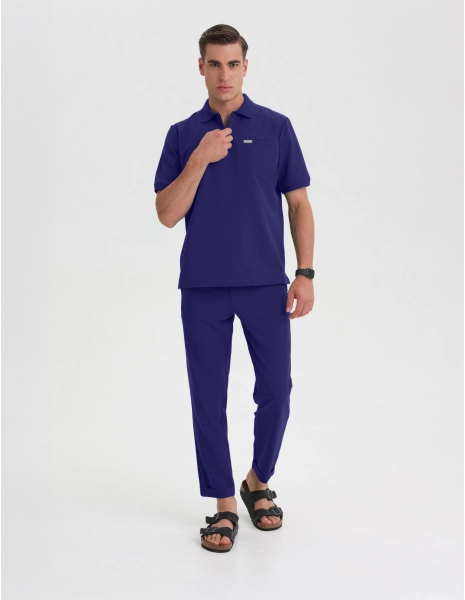 Men's Medical Polo Scrub...