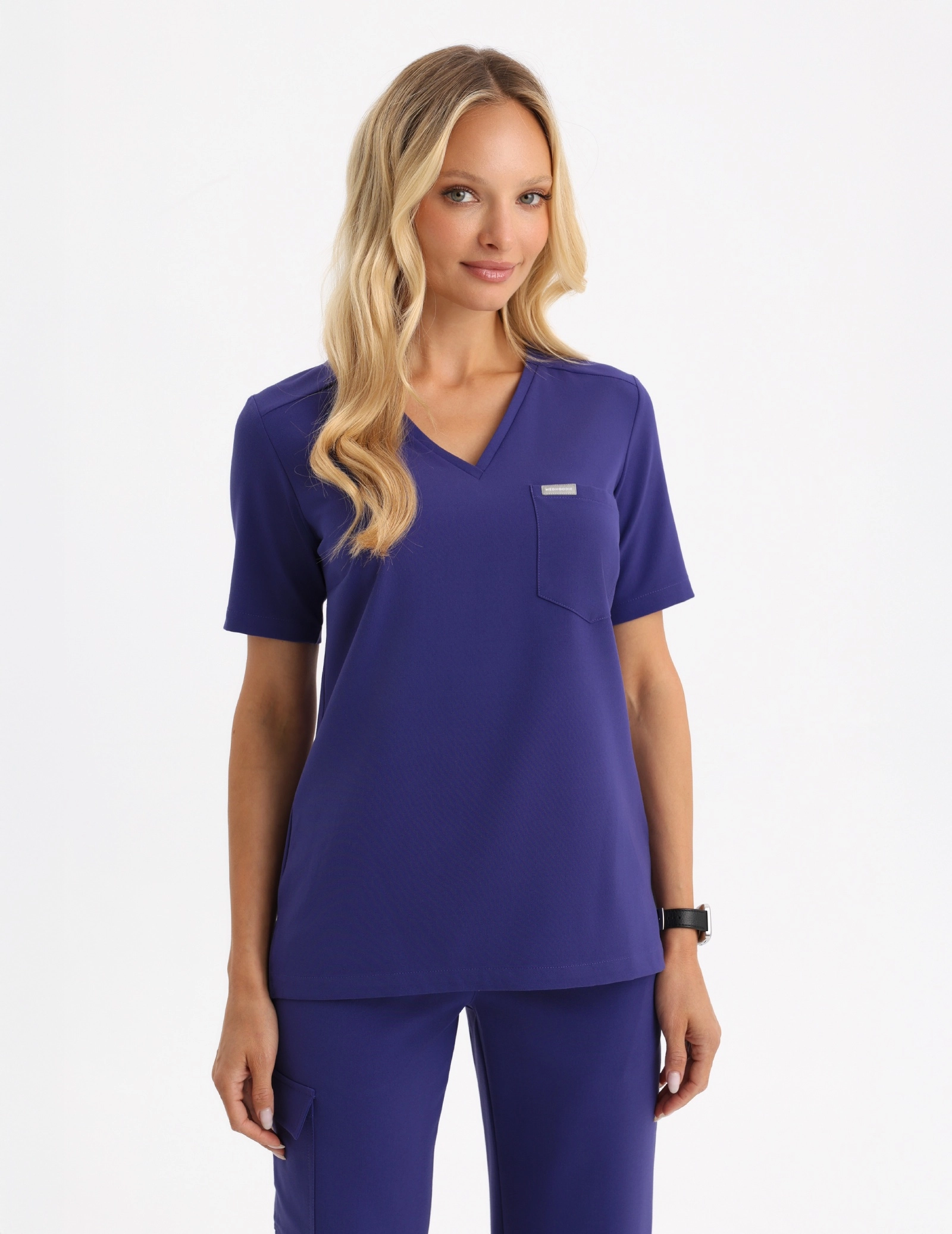 Medical Scrub Top Raya One Pocket - DUSK
