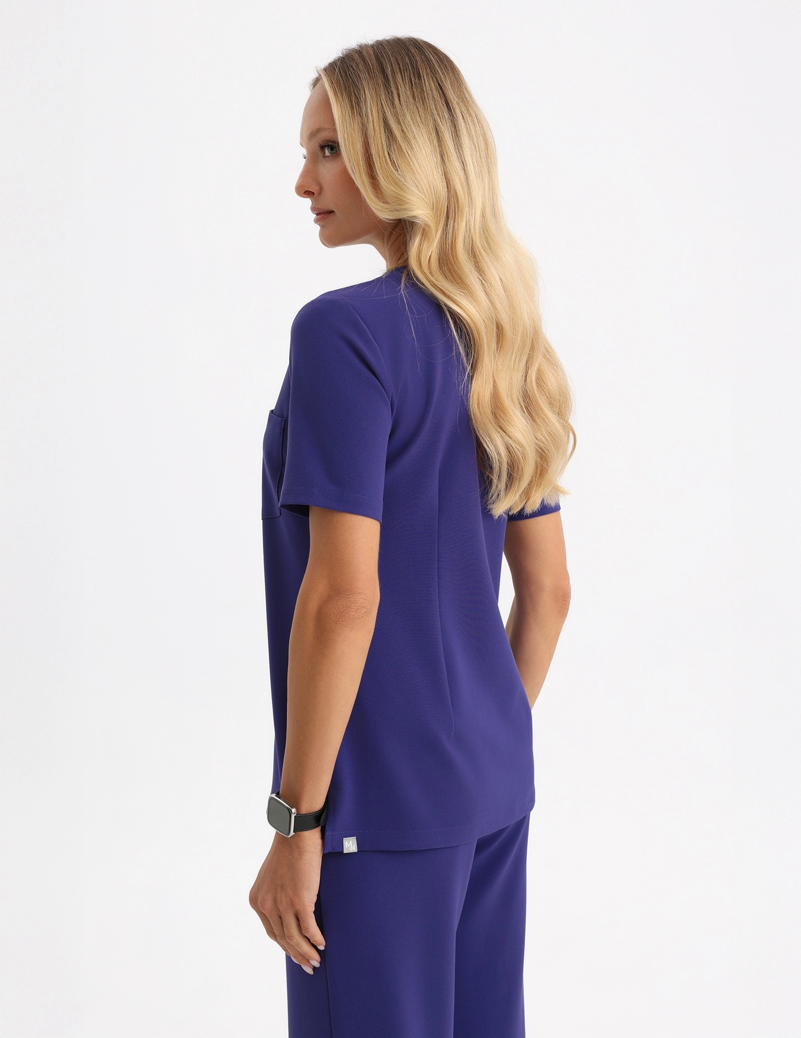 Medical Scrub Top Raya One Pocket - DUSK