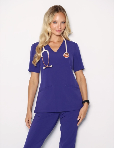 Medical Scrub Top Casy - DUSK