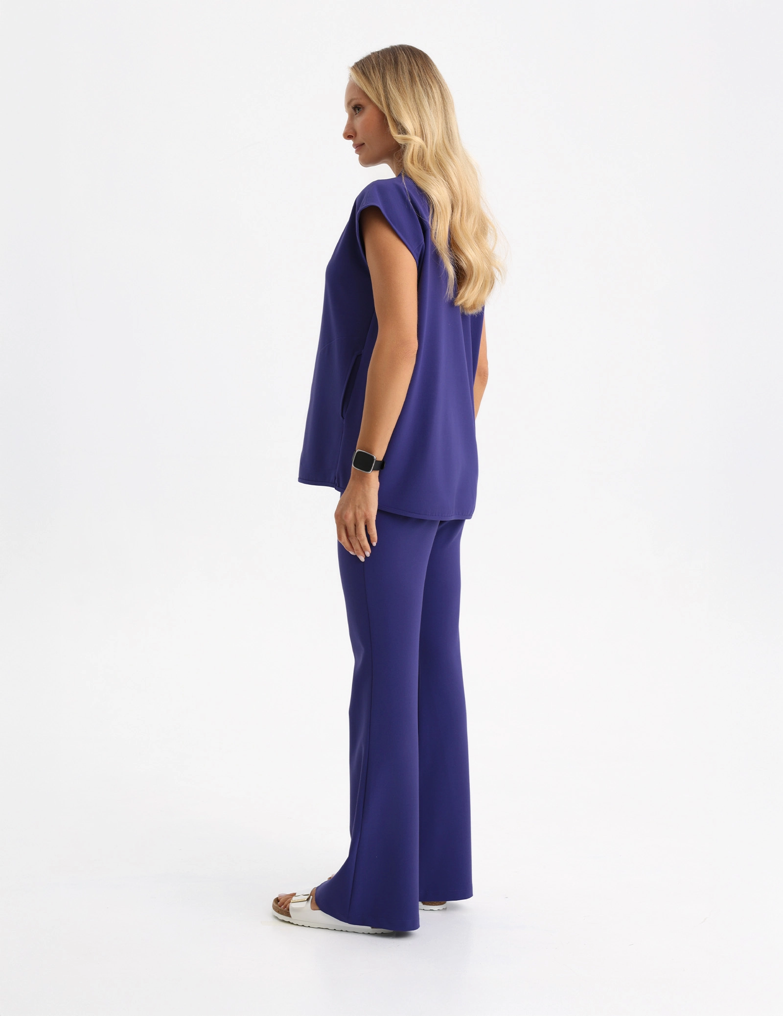 Women's Medical Scrub Pants Flare - DUSK