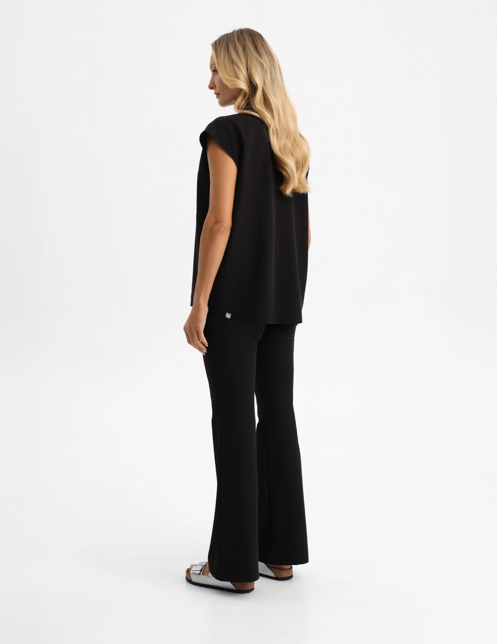 Medical Scrub Top Khloe - BLACK