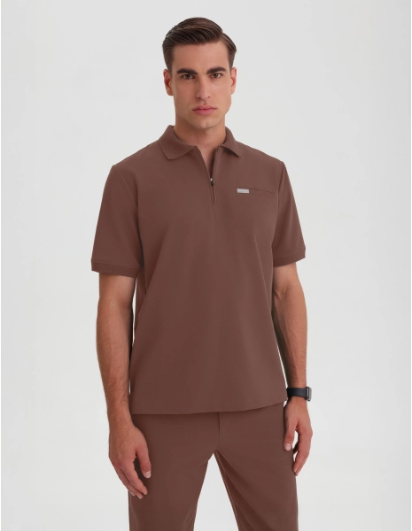 Men's Medical Polo Scrub...