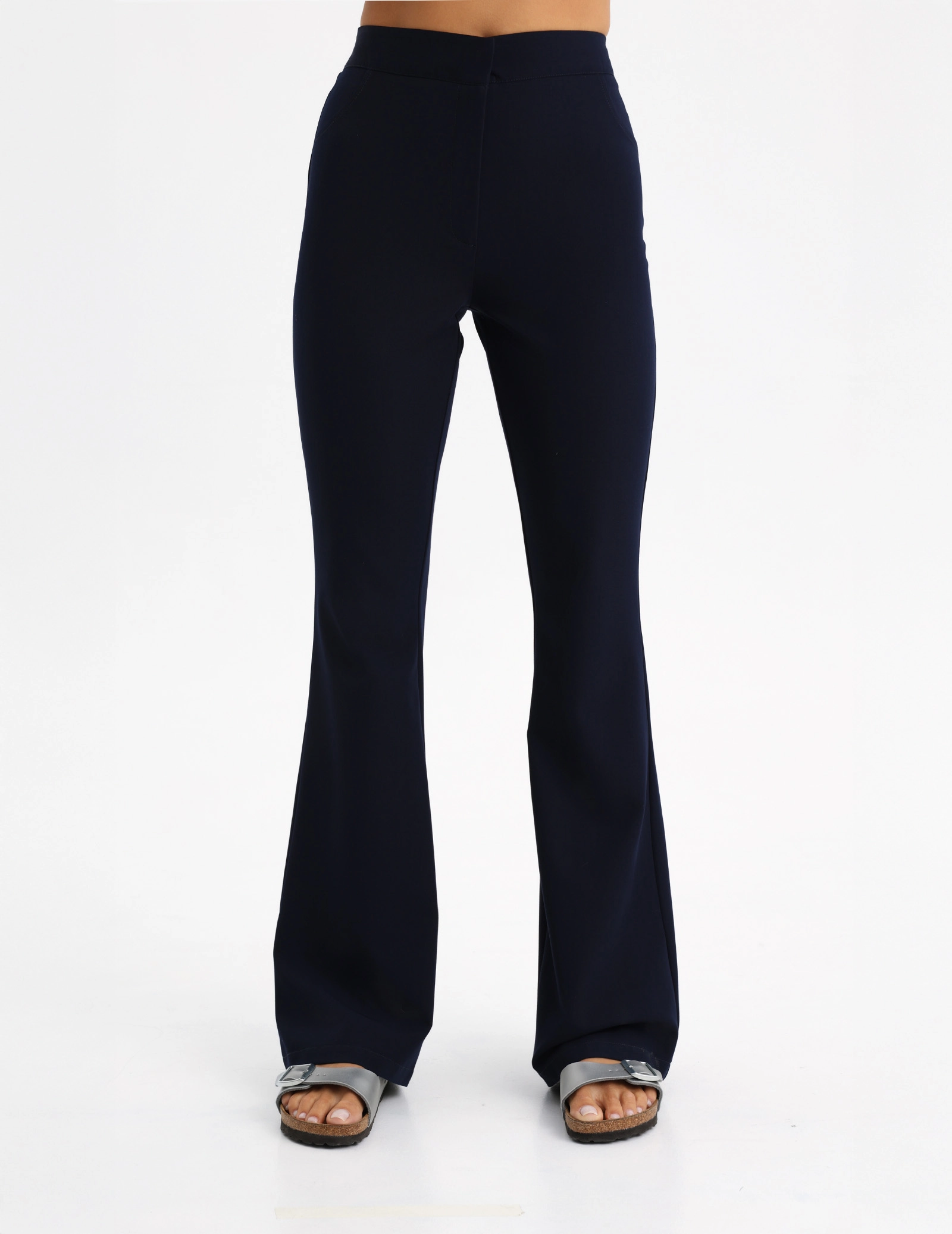 Women's Medical Scrub Pants Flare - DARK NAVY