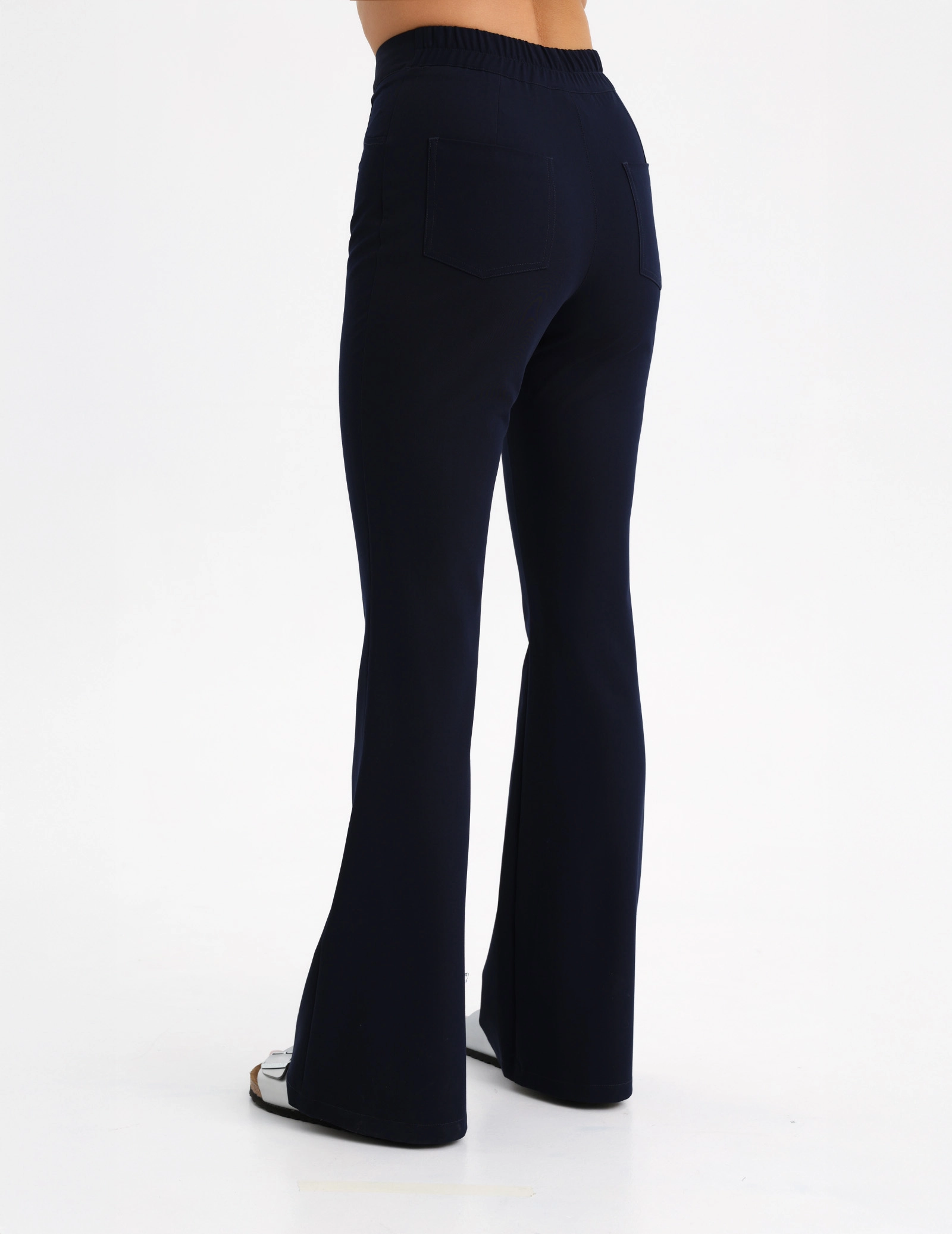 Women's Medical Scrub Pants Flare - DARK NAVY