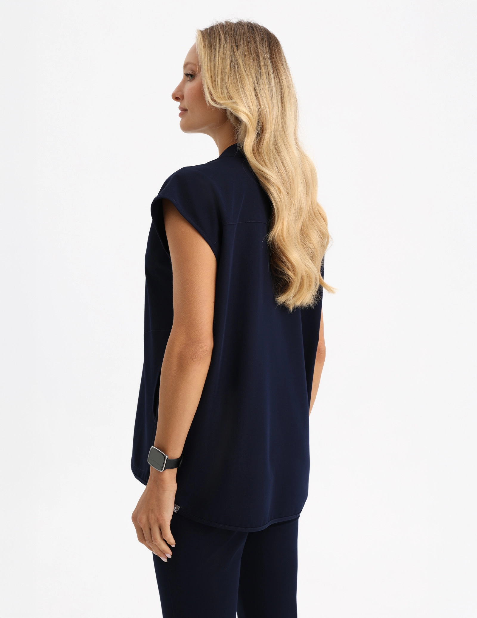 Medical Scrub Top Khloe - DARK NAVY