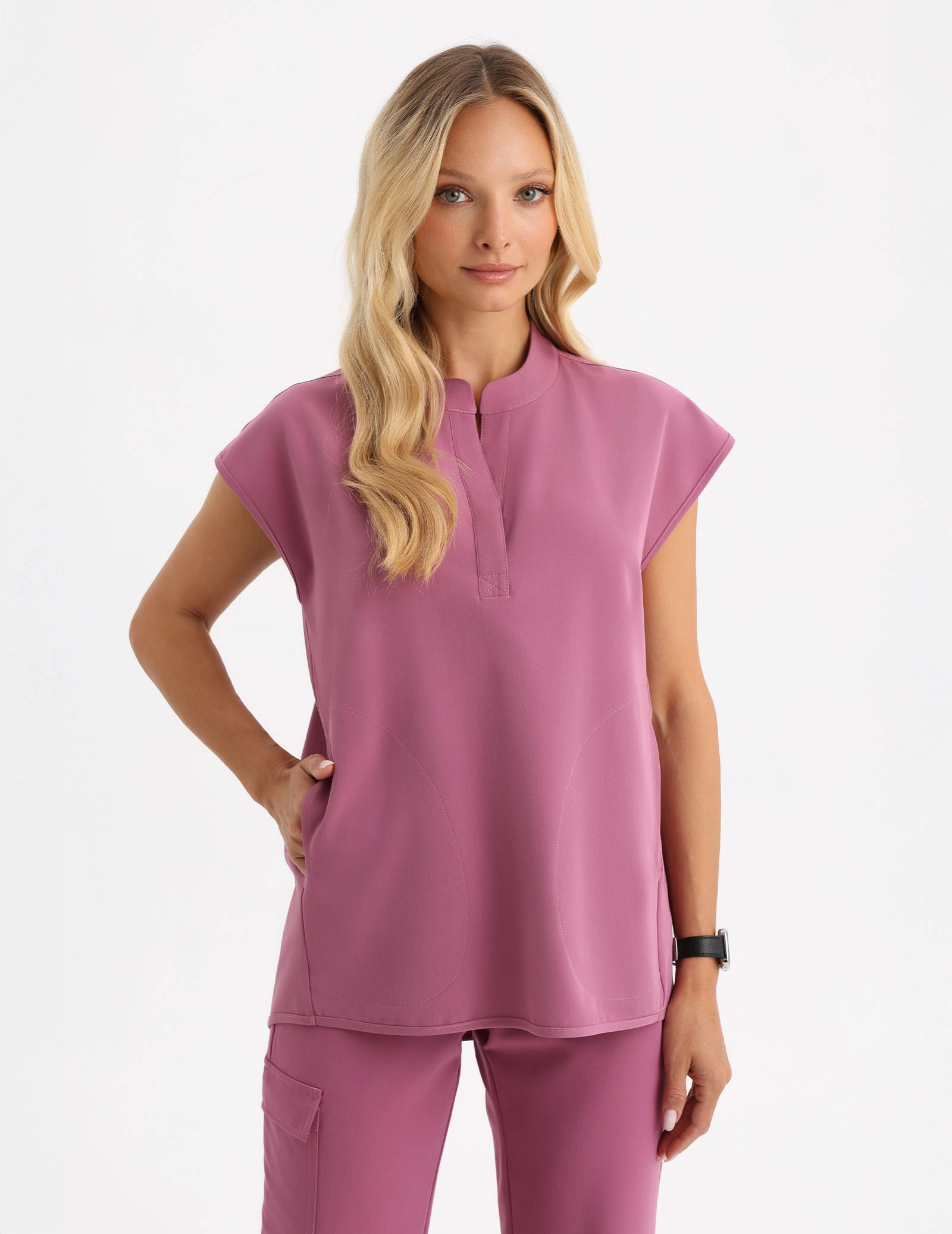 Medical Scrub Top Khloe - BERRY SHAKE