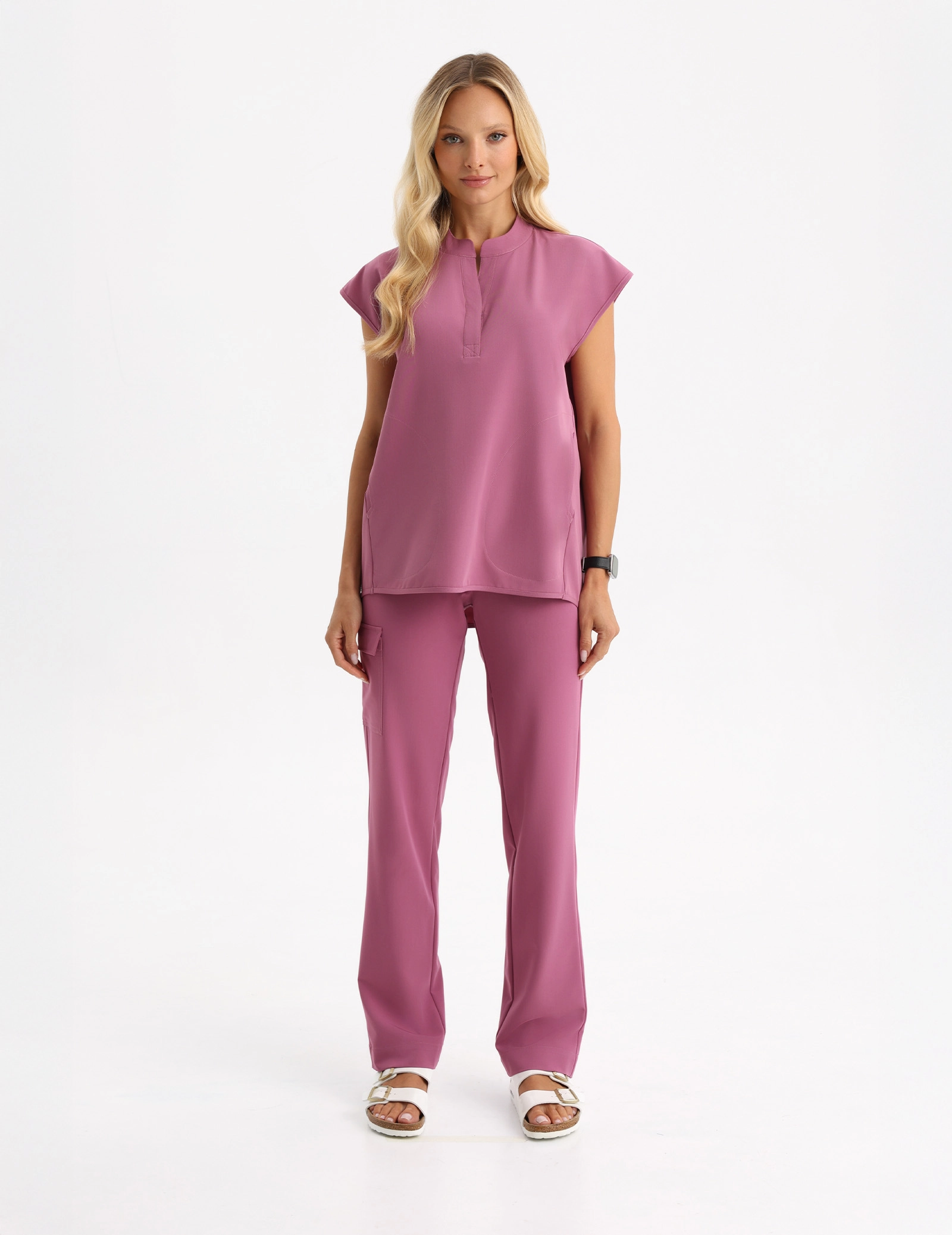 Medical Scrub Top Khloe - BERRY SHAKE