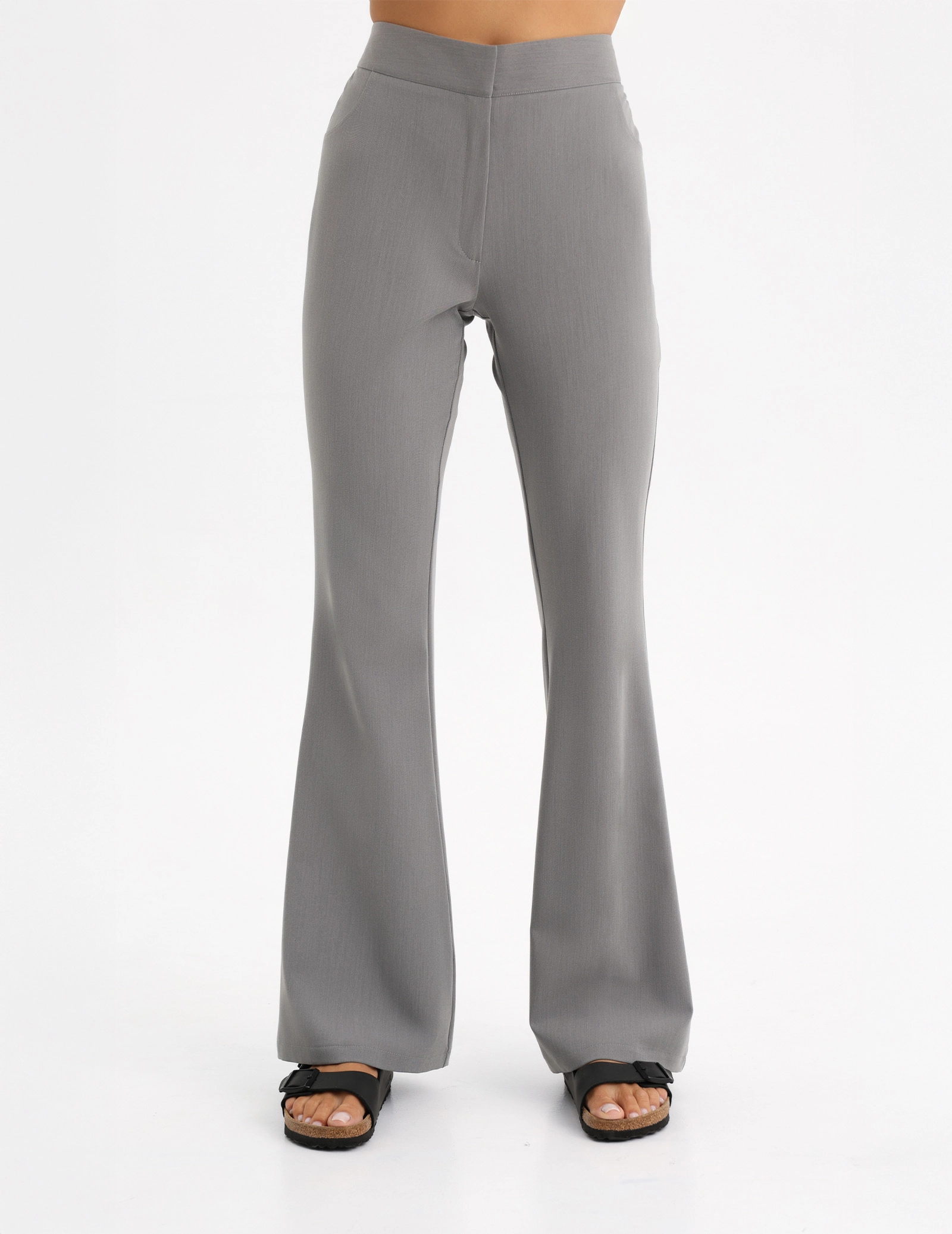 Women's Medical Scrub Pants Flare - SHARK GRAY