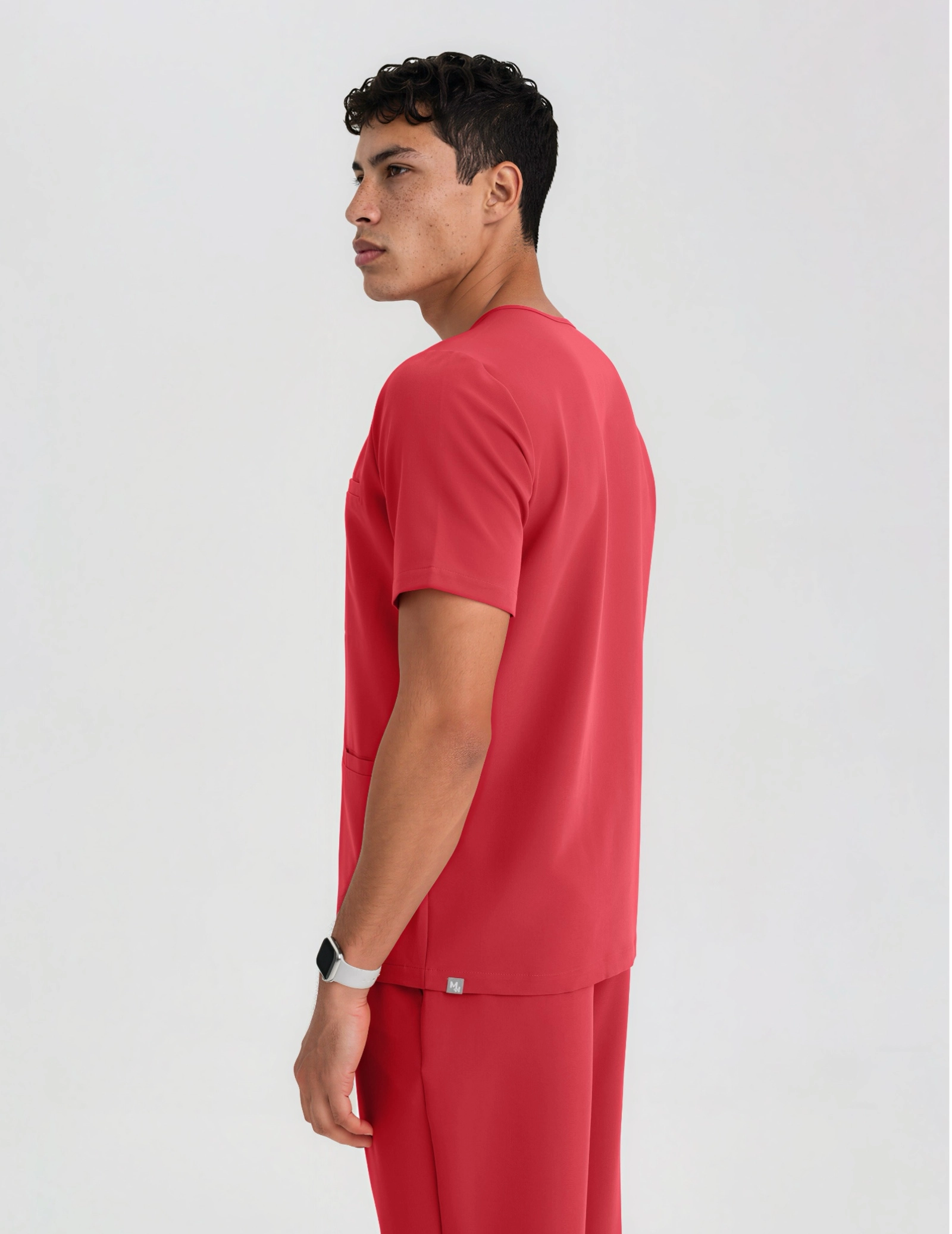 Medical Scrub Top Birbal - POP RED