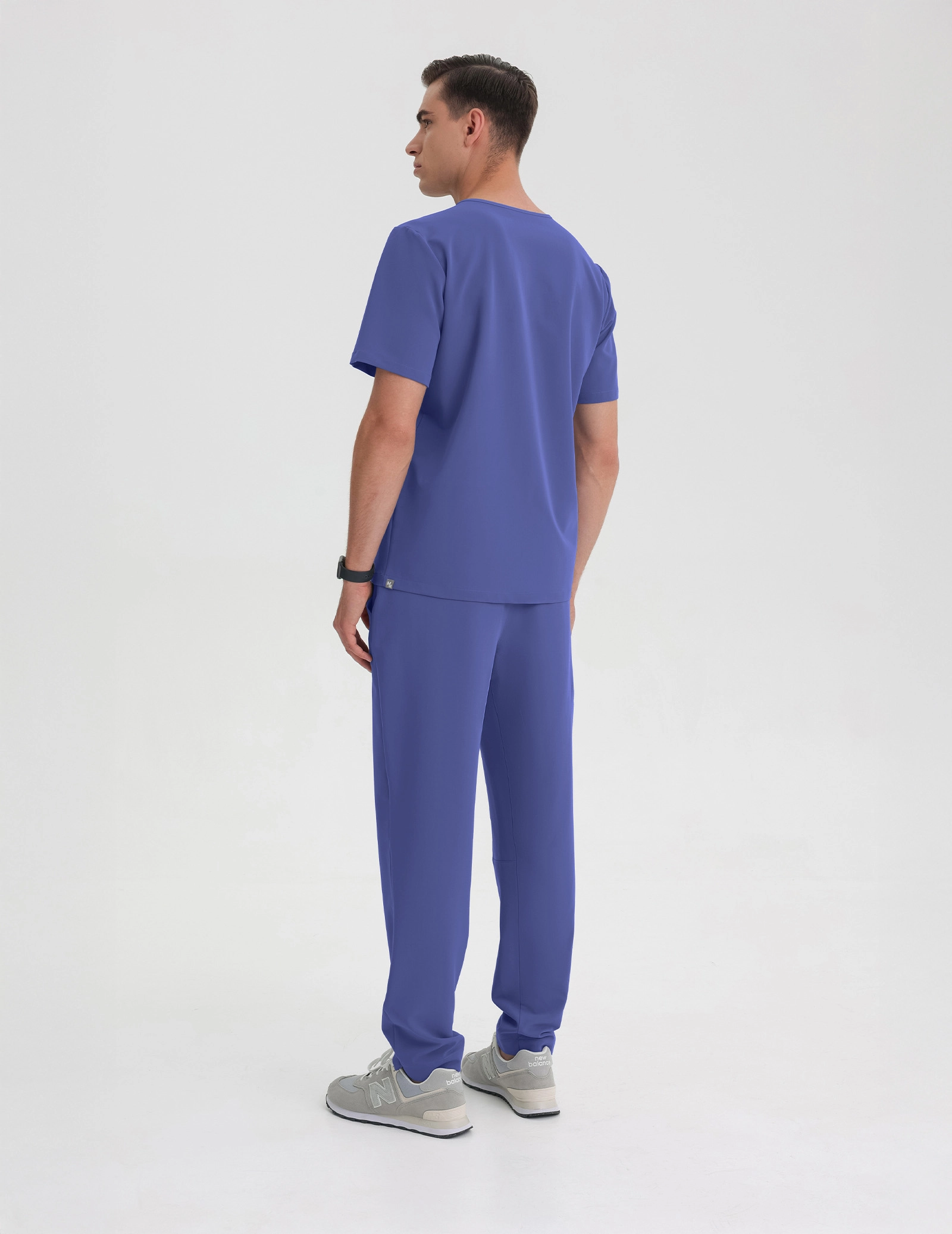 Medical Scrub Top Birbal - DENIM BLUE