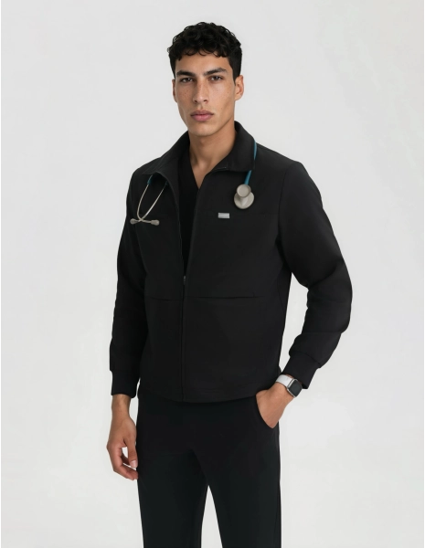 Hunter Men’s Medical Jacket - BLACK