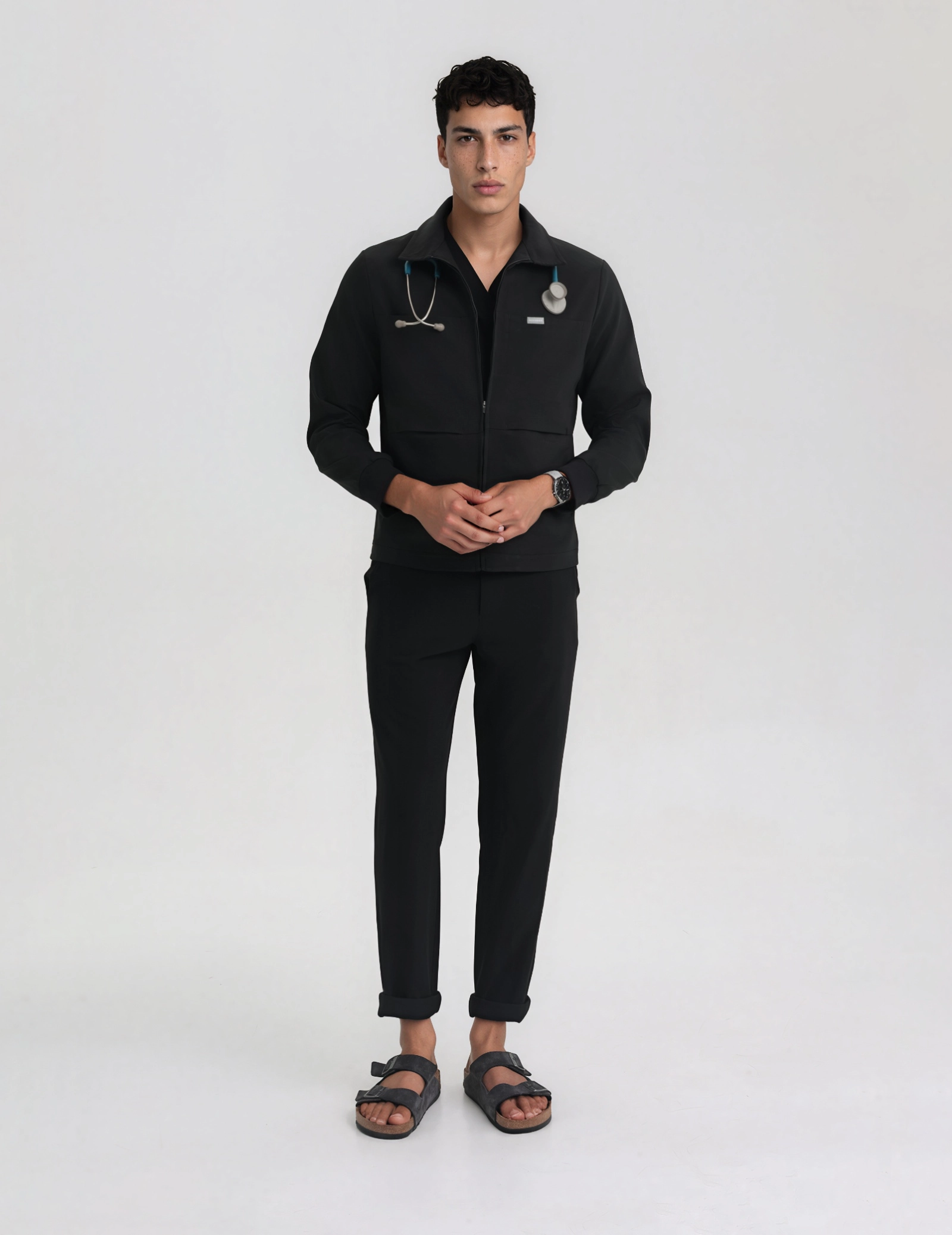 Hunter Men’s Medical Jacket - BLACK