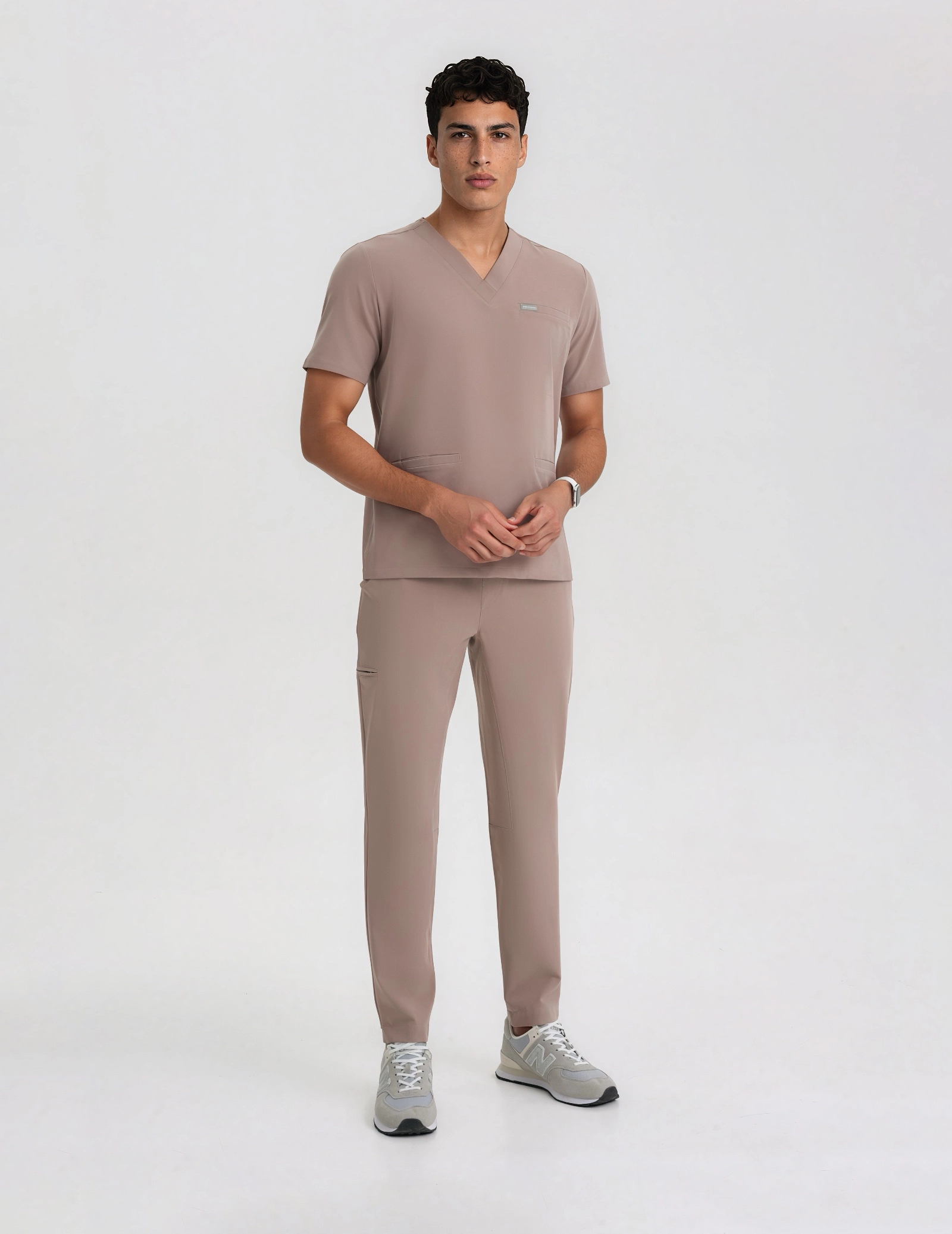 Men's Basic Pants - BEIGE