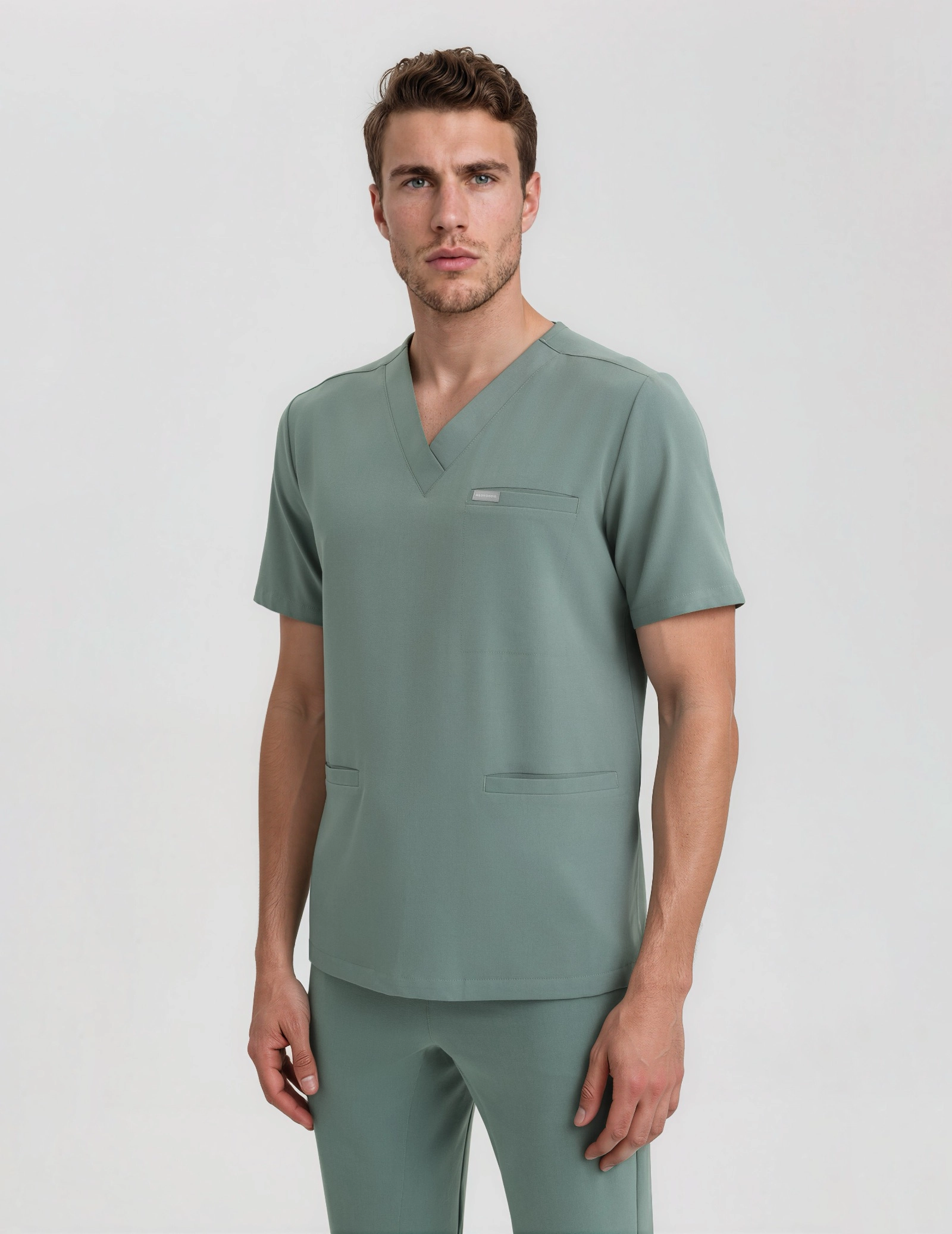 Scrub Top Birbal - DUSTY GREEN