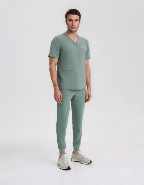 Scrub Top Birbal - DUSTY GREEN