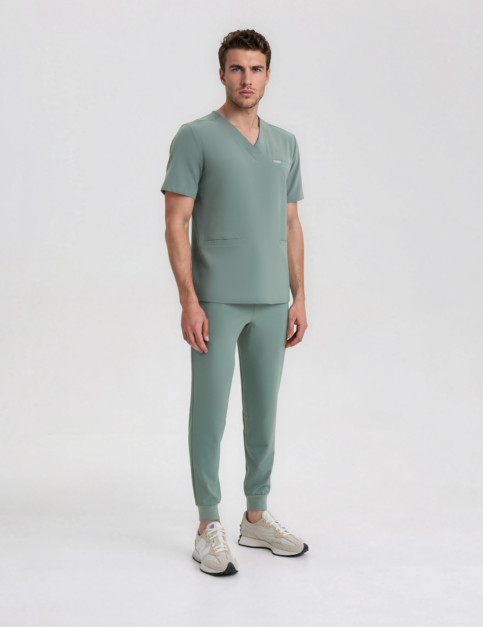 Scrub Top Birbal - DUSTY GREEN