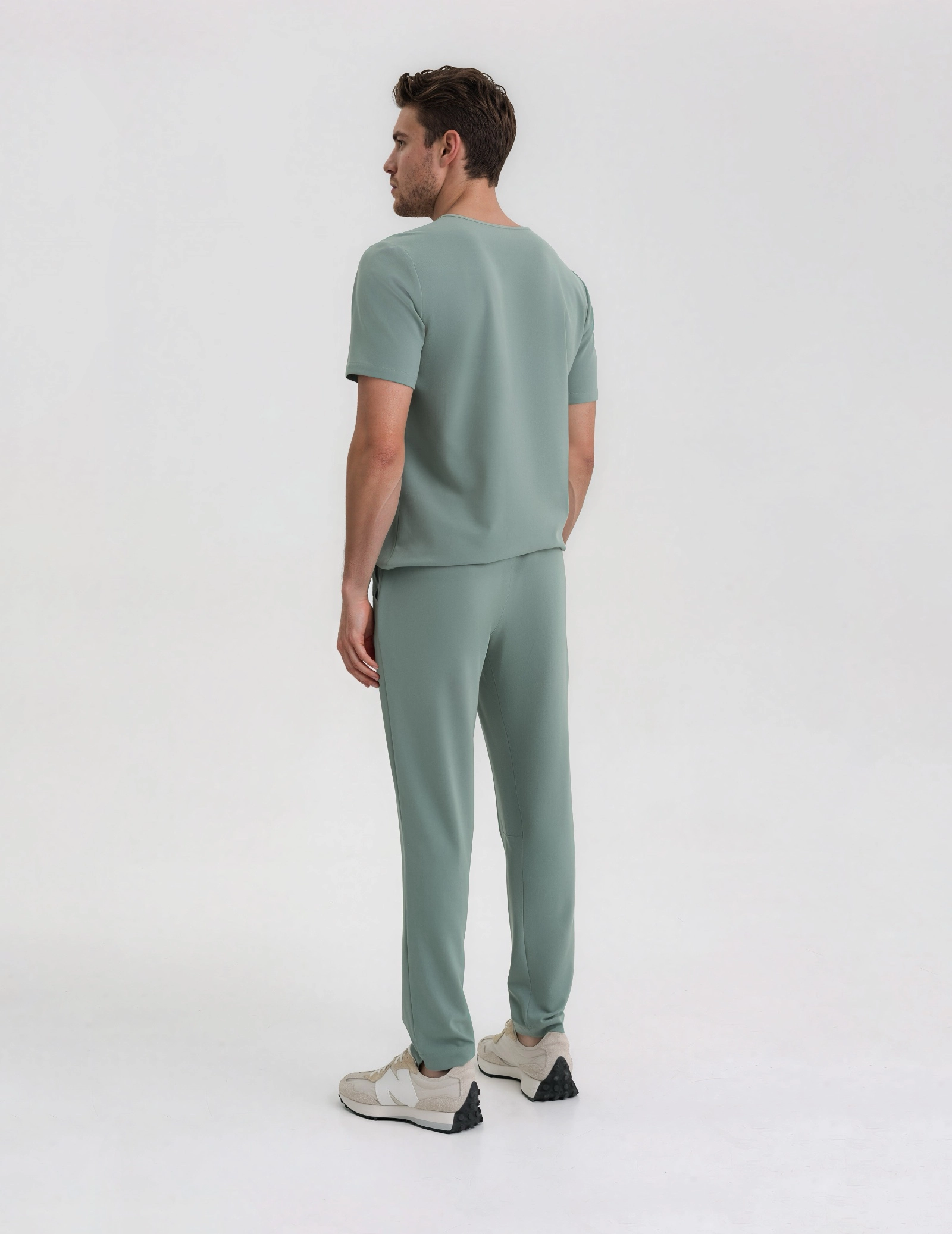 Men's Basic Pants - DUSTY GREEN