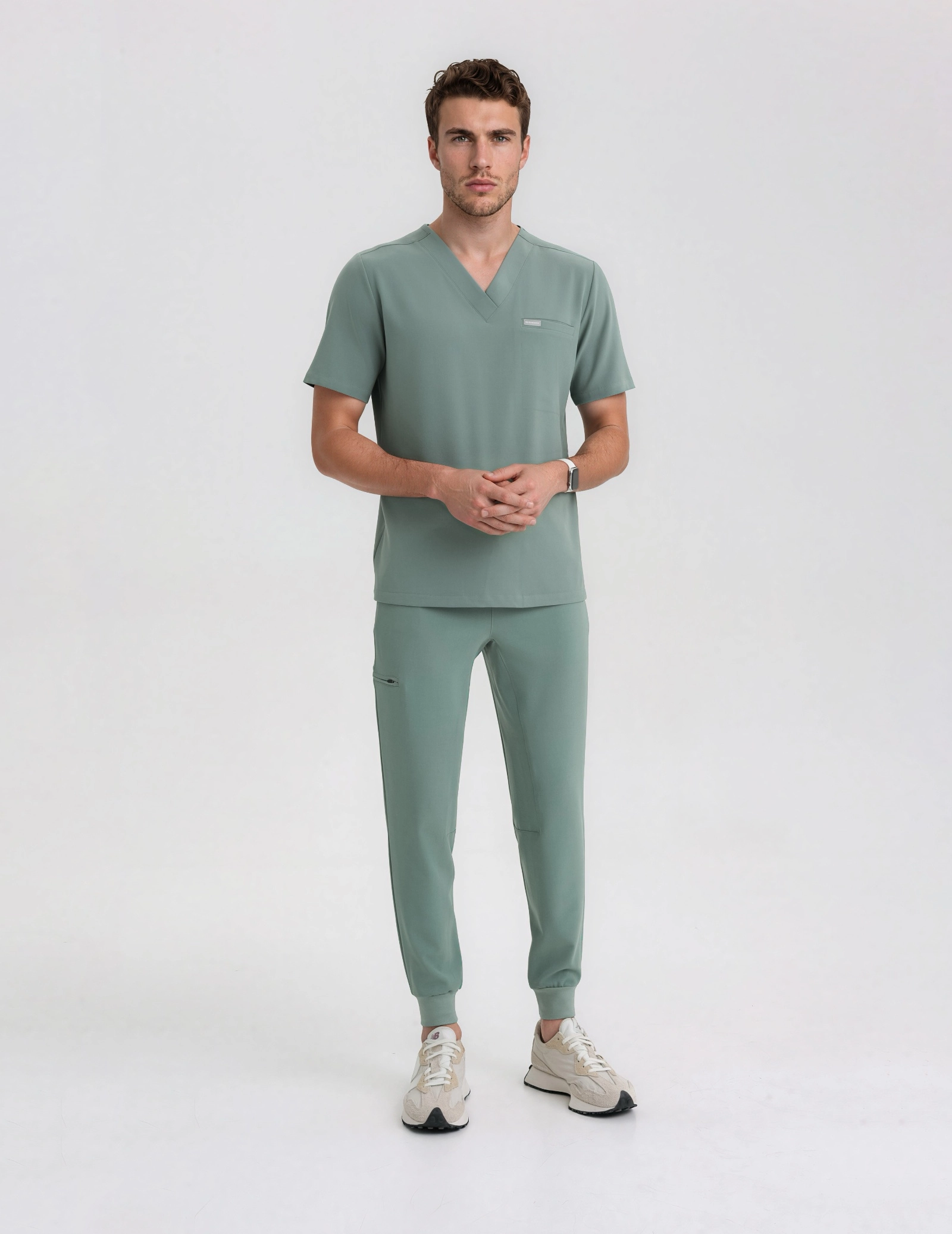 Men's Joggers Pants - DUSTY GREEN