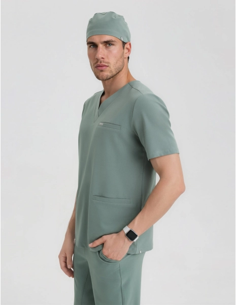Scrub Cap - DUSTY GREEN
