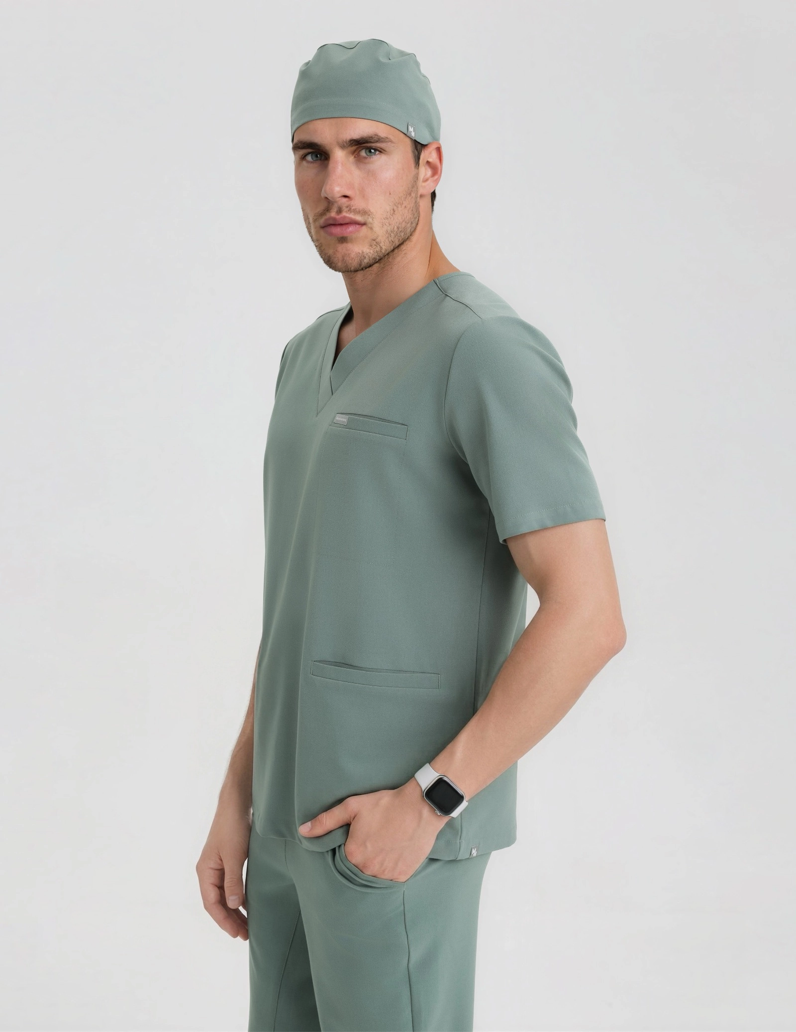 Scrub Cap - DUSTY GREEN