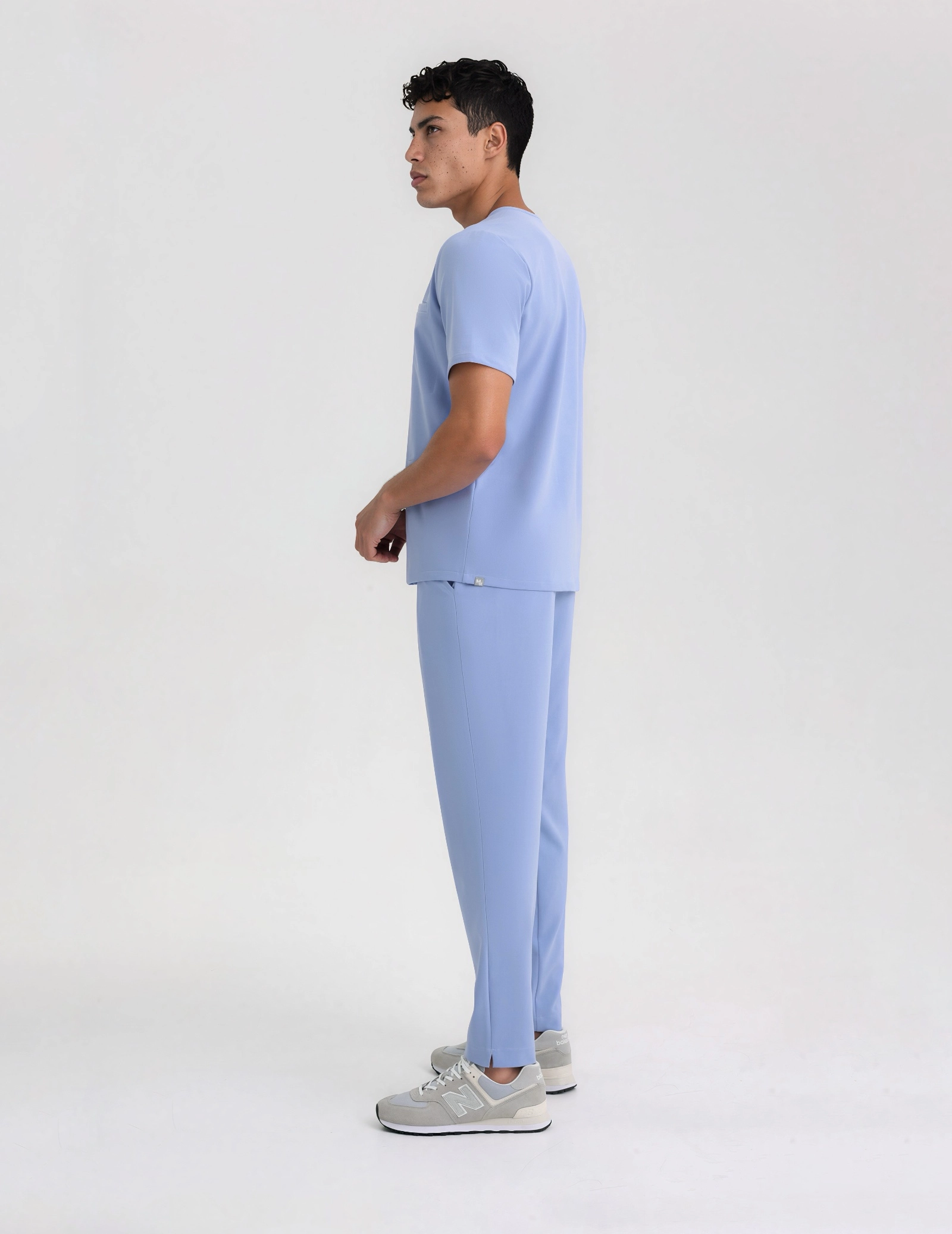 Men's Basic Pants - CEIL BLUE