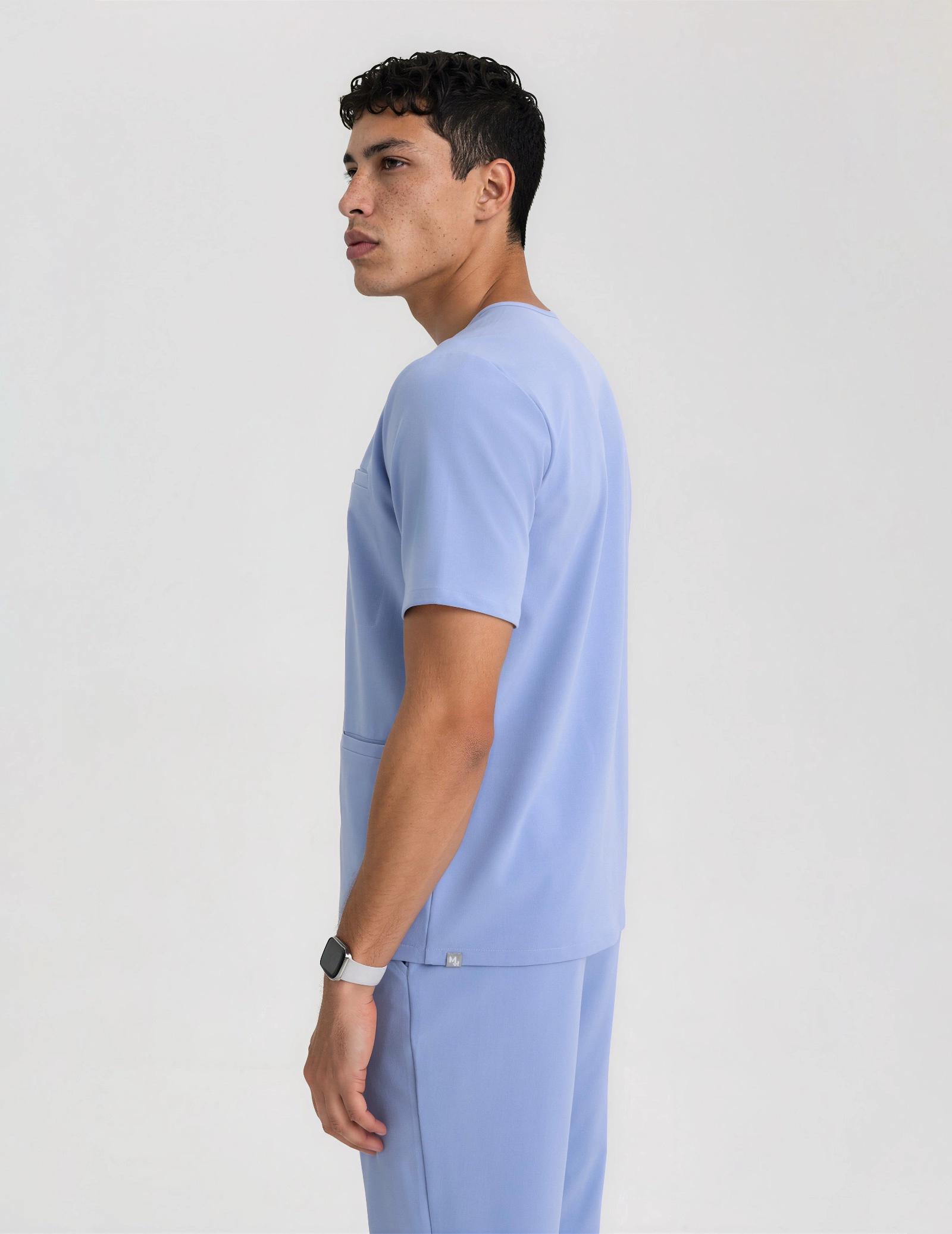 Scrub Top Birbal - CEIL BLUE
